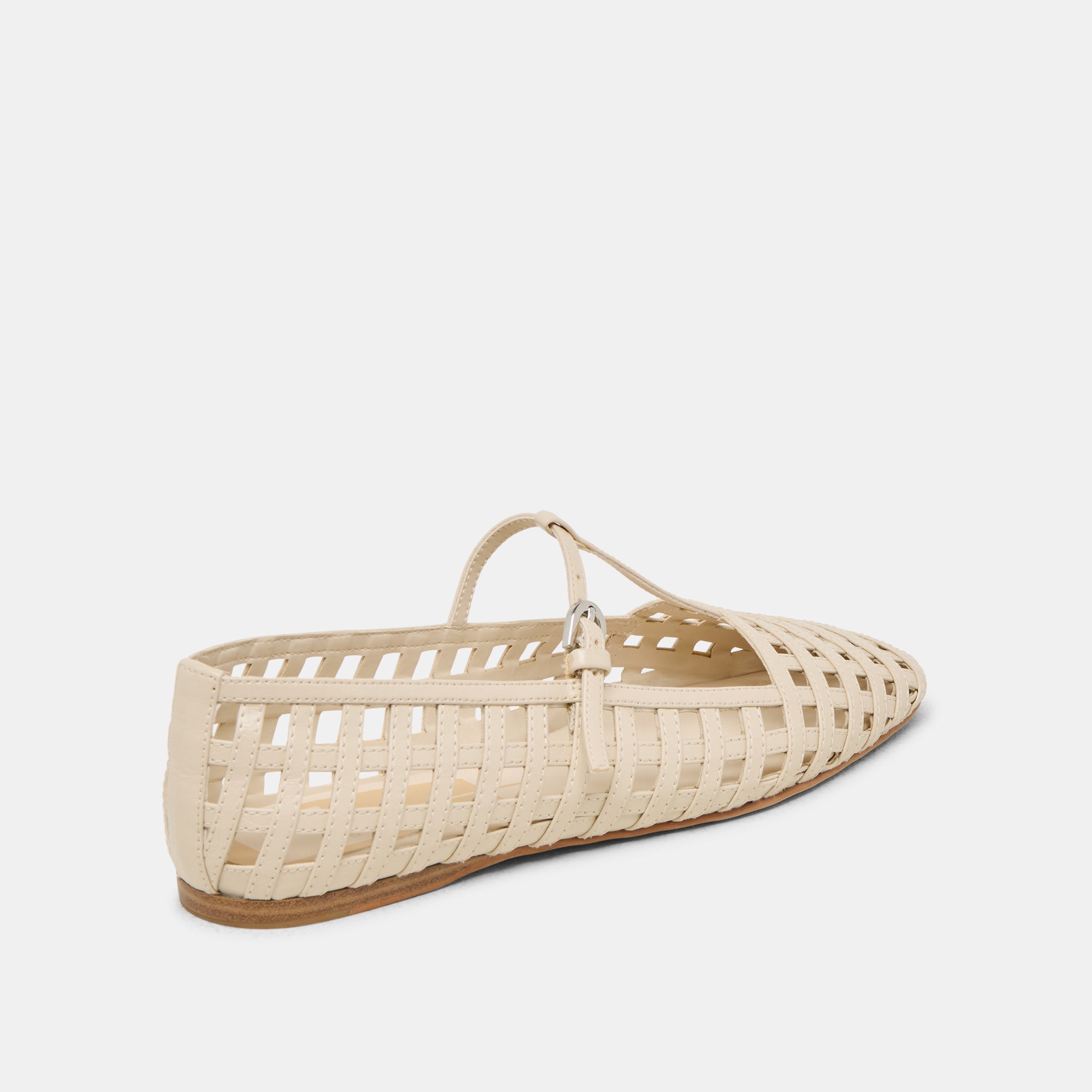RAINS Ballet Flats for Women - Ivory Stella Comfortable Slip-On Shoes | Casual & Office Wear | Perfect for Walking, Work & Everyday Outfits