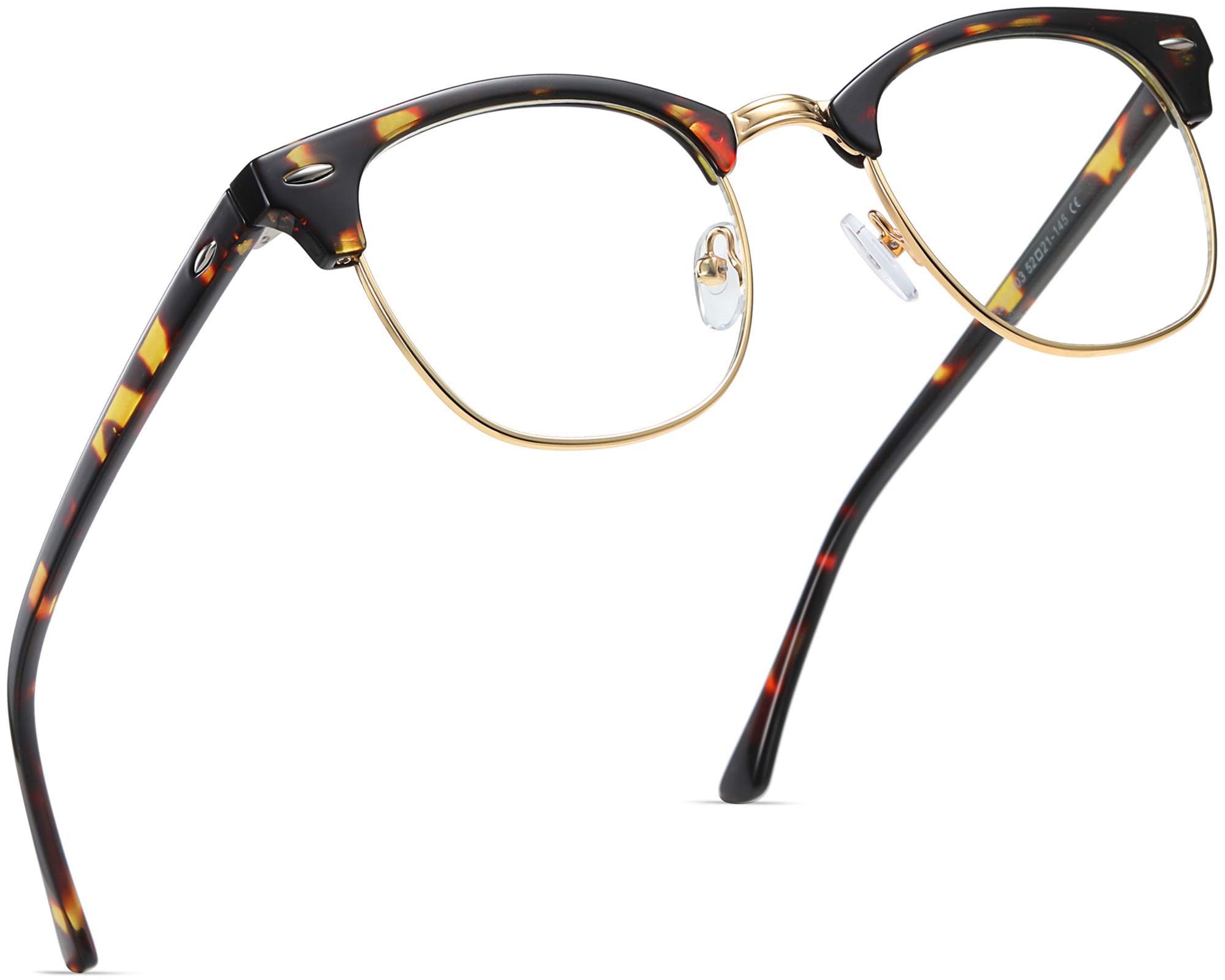 Blue Light Blocking Glasses for Women & Men - Anti Eyestrain Computer Glasses with UV Protection - Perfect for Office Work, Gaming & Screen Time