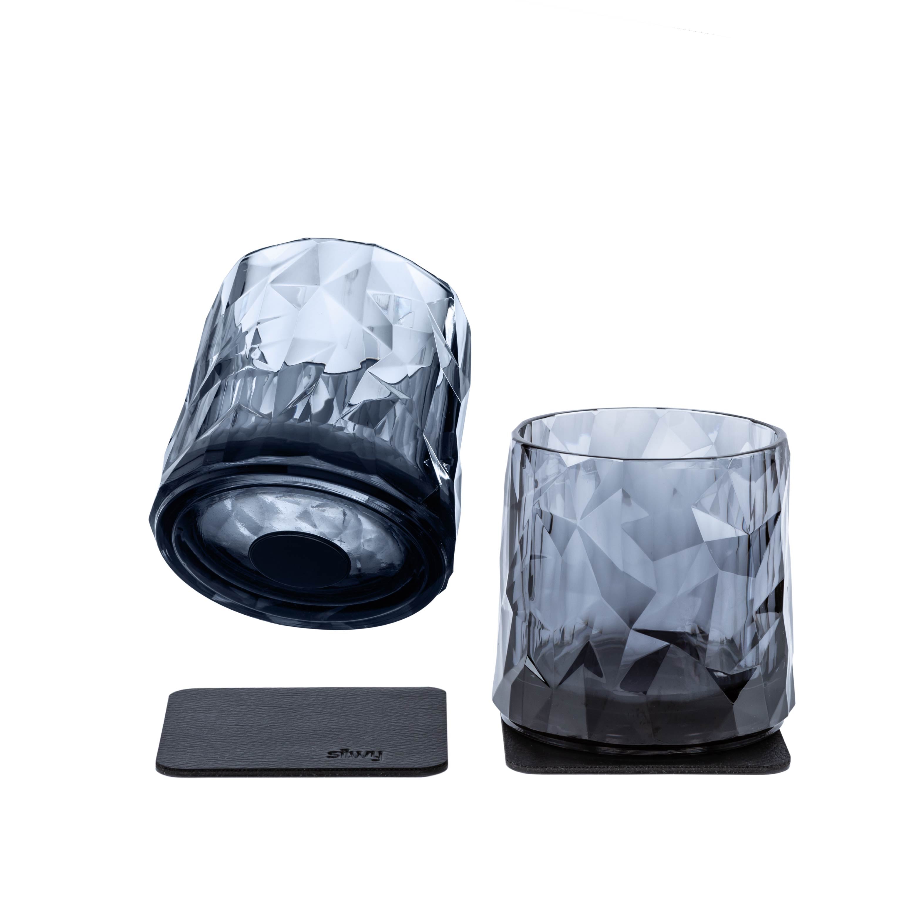 Premium Magnetic Plastic Tumbler Cup - Insulated Grey Travel Mug for Coffee, Tea & Cold Drinks - Perfect for Office, Gym & Outdoor Activities