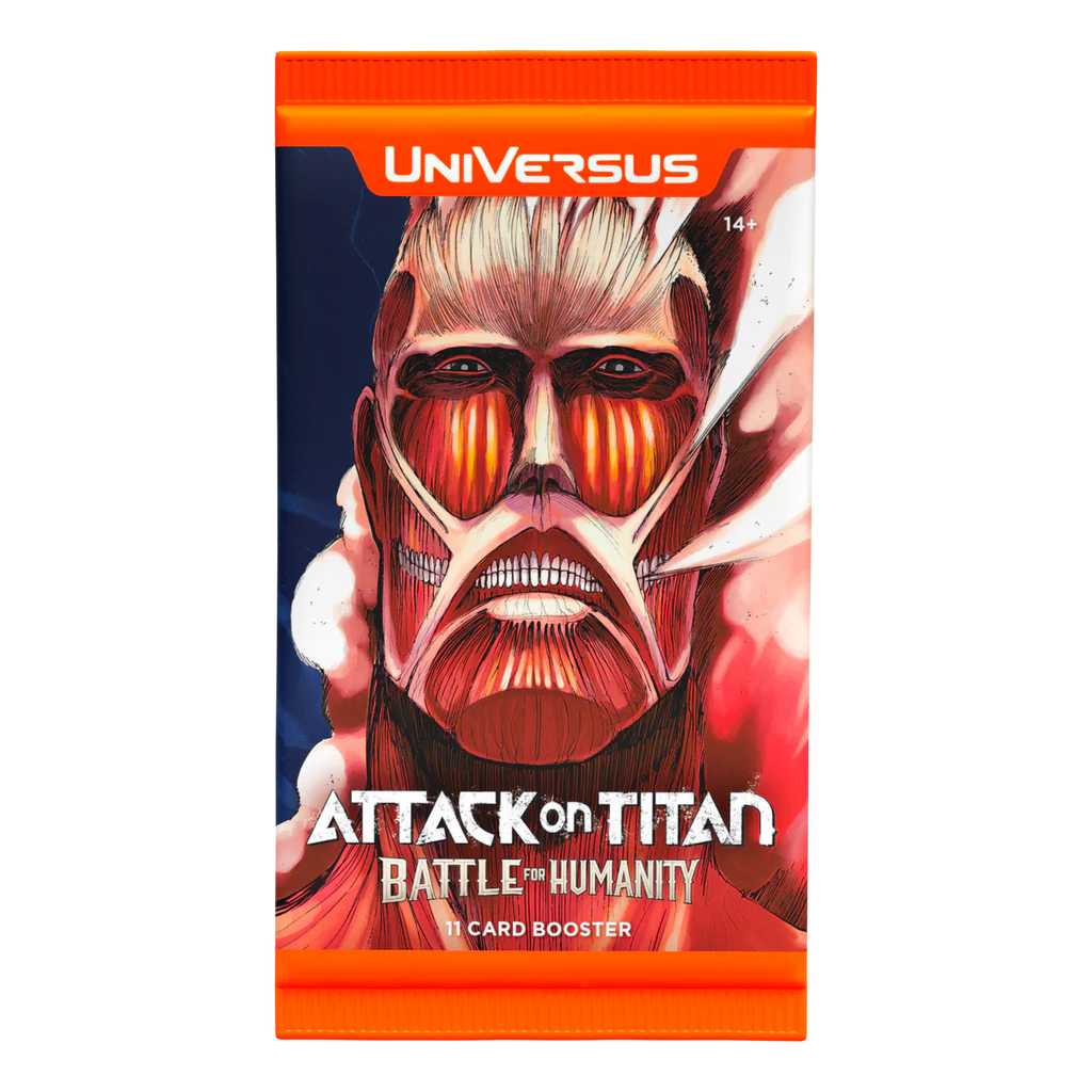 Attack on Titan CCG Trading Card Game - Battle for Humanity Booster Pack (2 Deck Options) | Anime Card Game for Collectors & Strategy Players | Perfect for Game Nights & Tournaments