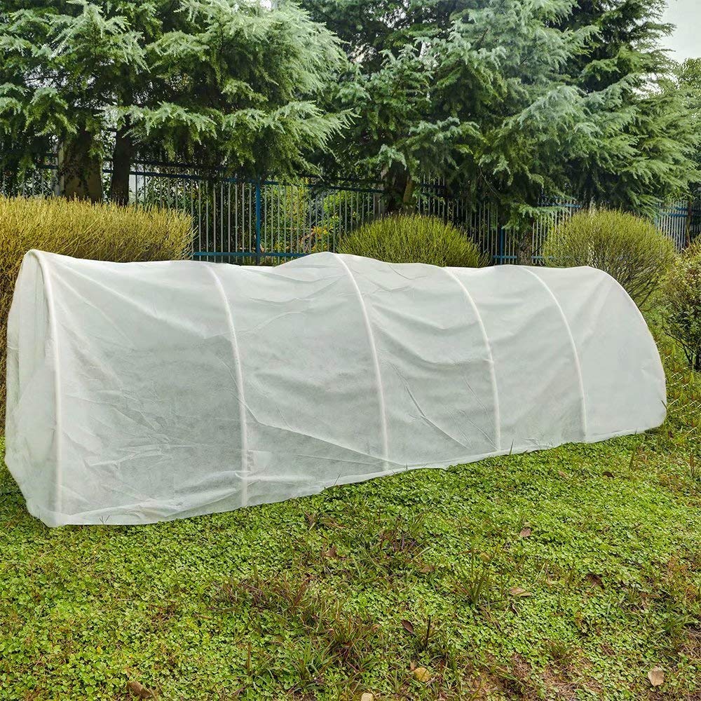 AGFabric 14'x100' 0.9oz Floating Row Cover - Plant Frost Protection Blanket for Vegetables, Freeze & Sun Protection Garden Fabric (White) | Ideal for Winter Protection, Seedling Growth & Greenhouse Use