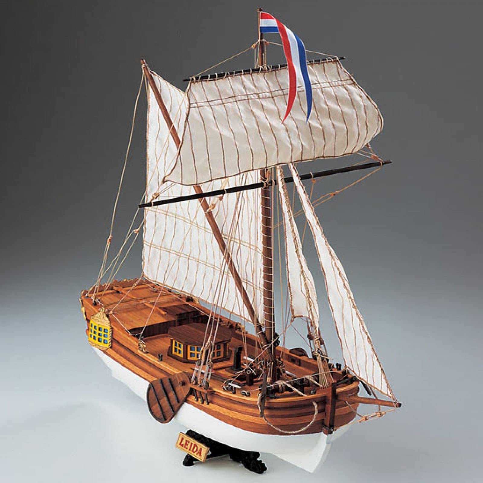 Corel LEIDA Dutch Yacht Model Boat 1:64 Scale - Perfect for Collectors, Home Decor & Nautical Gift Ideas