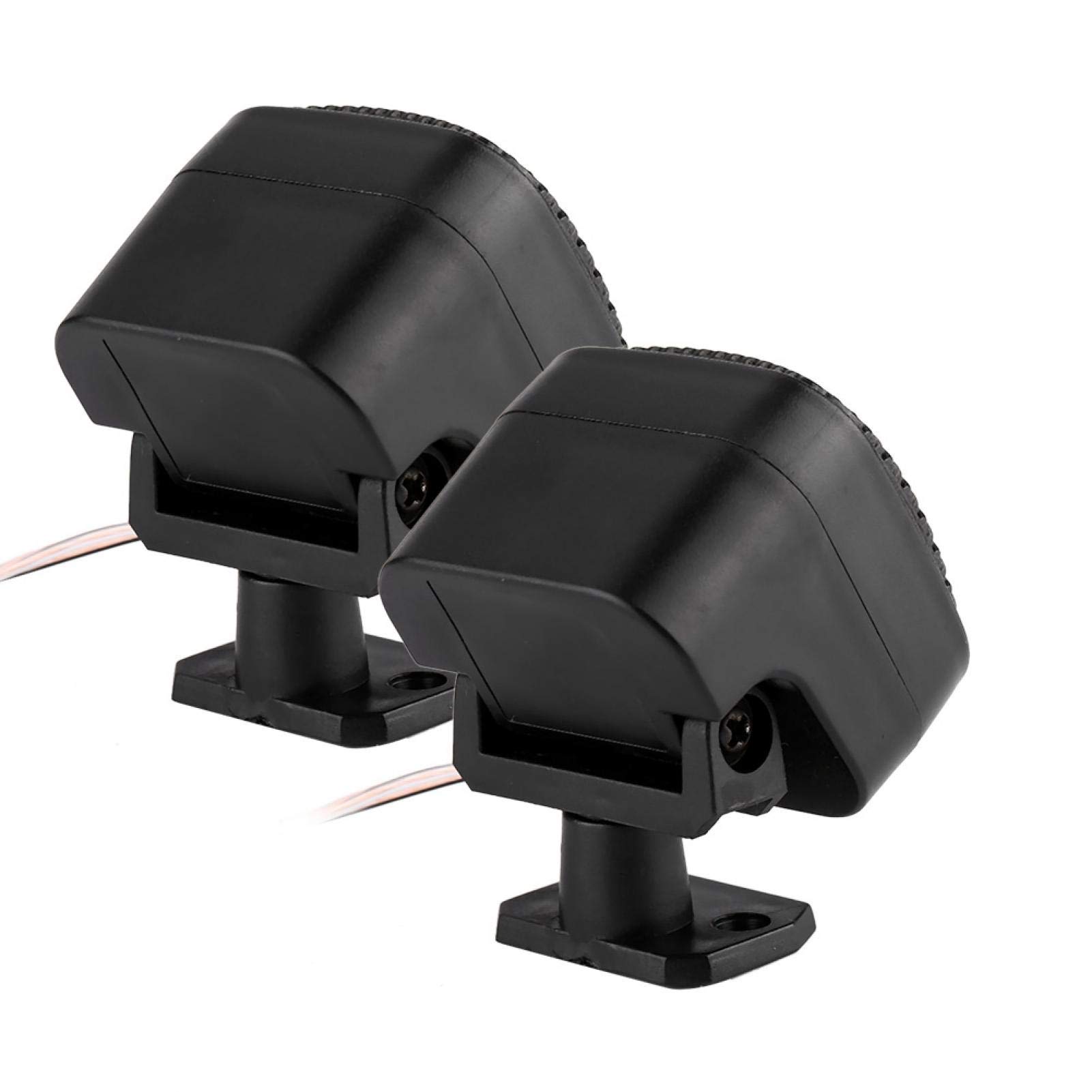 KIMISS 500W Car Tweeter Audio Speakers (2pcs) - High Power Square Small Loudspeakers for Clear Music & Sound | Perfect for Car Audio Upgrades, Road Trips & Enhanced In-Car Entertainment