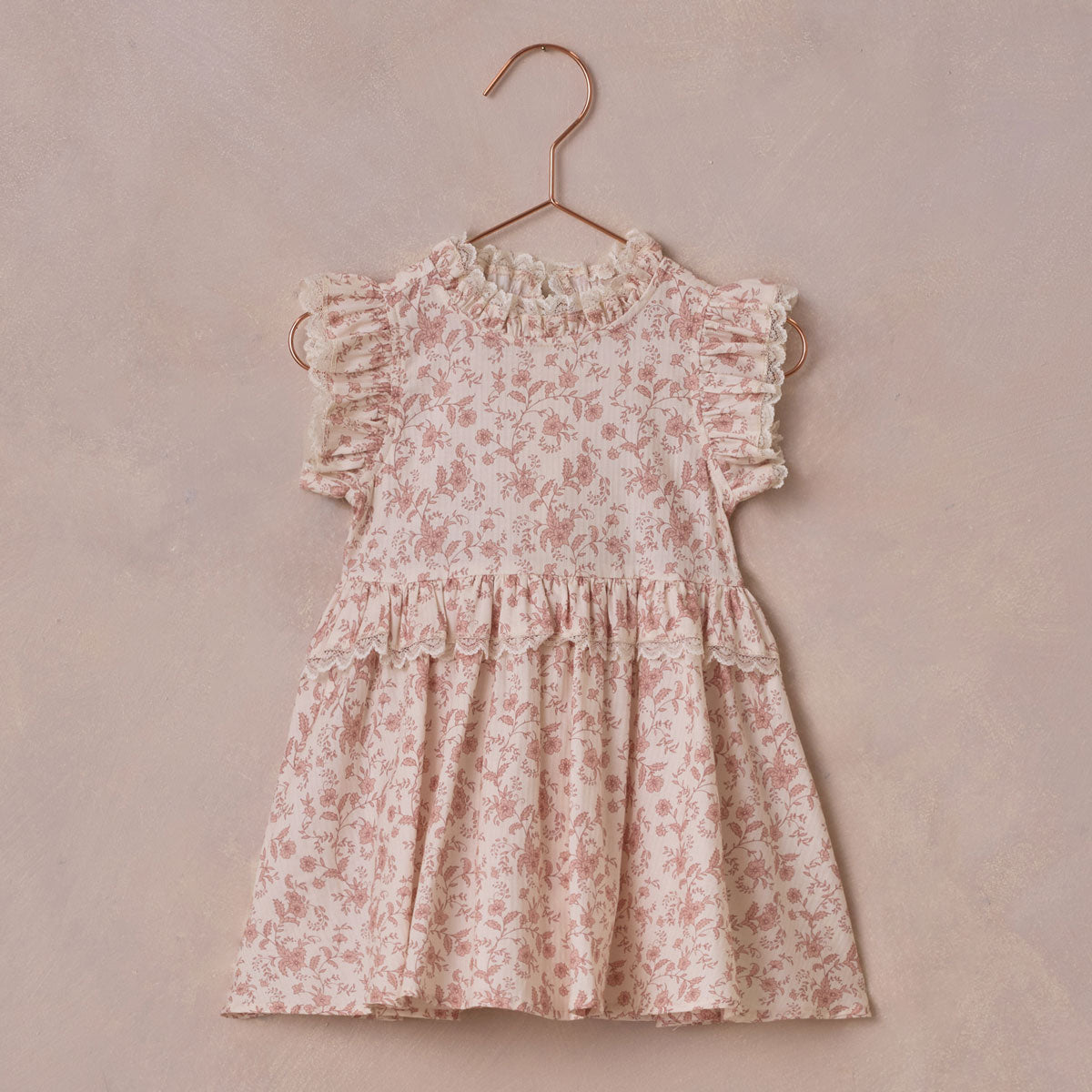 Alice Dress Pink Toile - Floral Print Summer Dress for Women | Perfect for Garden Parties, Date Nights & Special Occasions