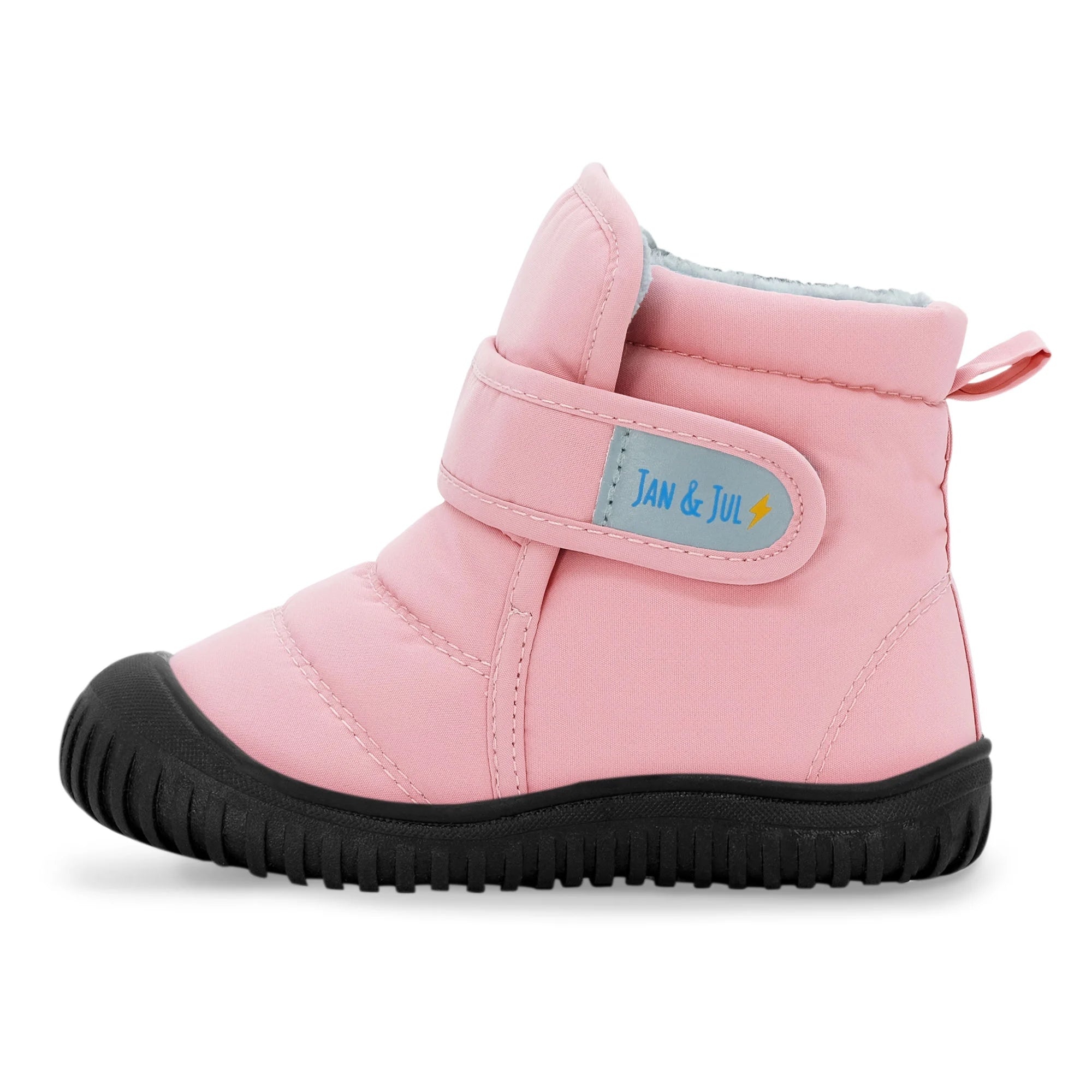 Jan & Jul Dusty Pink Toasty Dry Booties - Waterproof Winter Boots for Toddlers & Kids - Perfect for Snow Play, Outdoor Adventures & Cold Weather