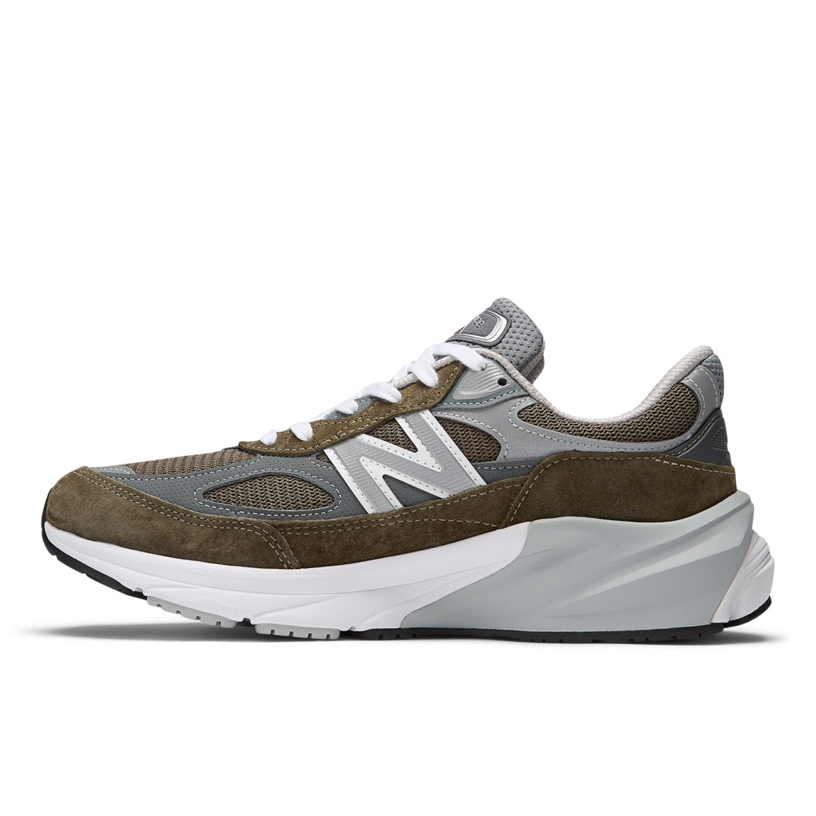 New Balance 990V6 Running Shoes - Made in USA, Olive/Grey - Premium Comfort for Men & Women, Ideal for Jogging, Gym & Casual Wear