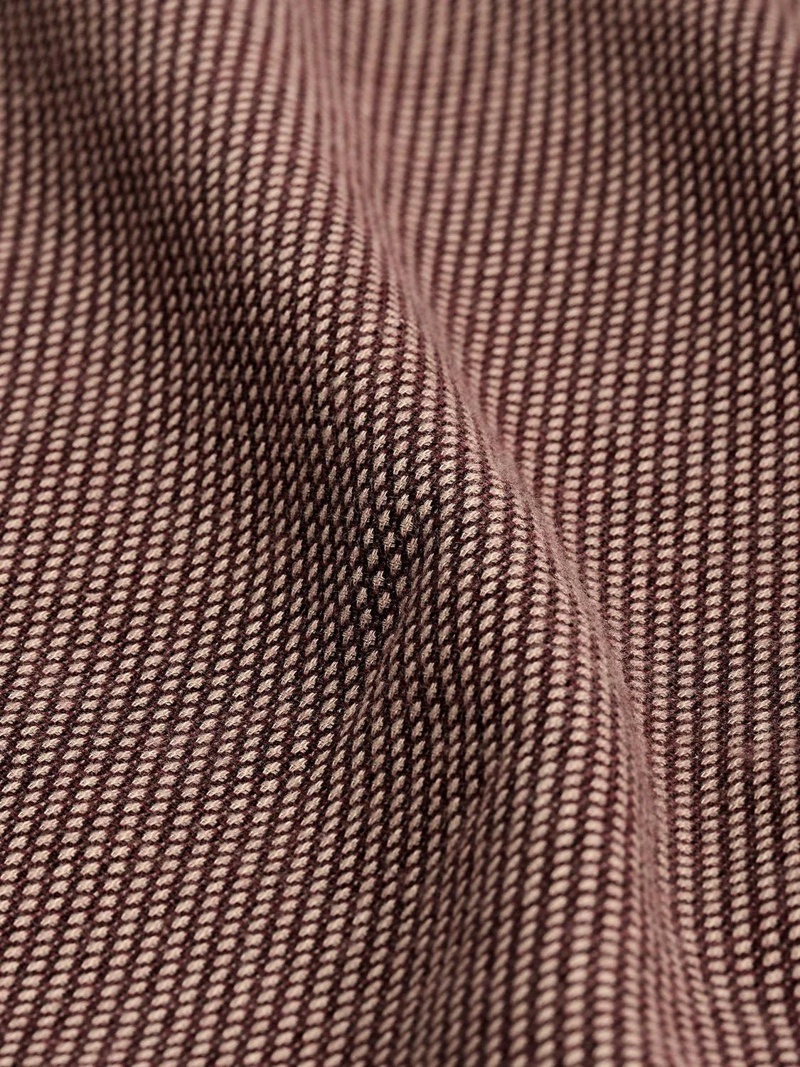 Lynx Bordeaux Shirt for Men - Stylish Casual Button Down Shirt for Office, Dating & Everyday Wear