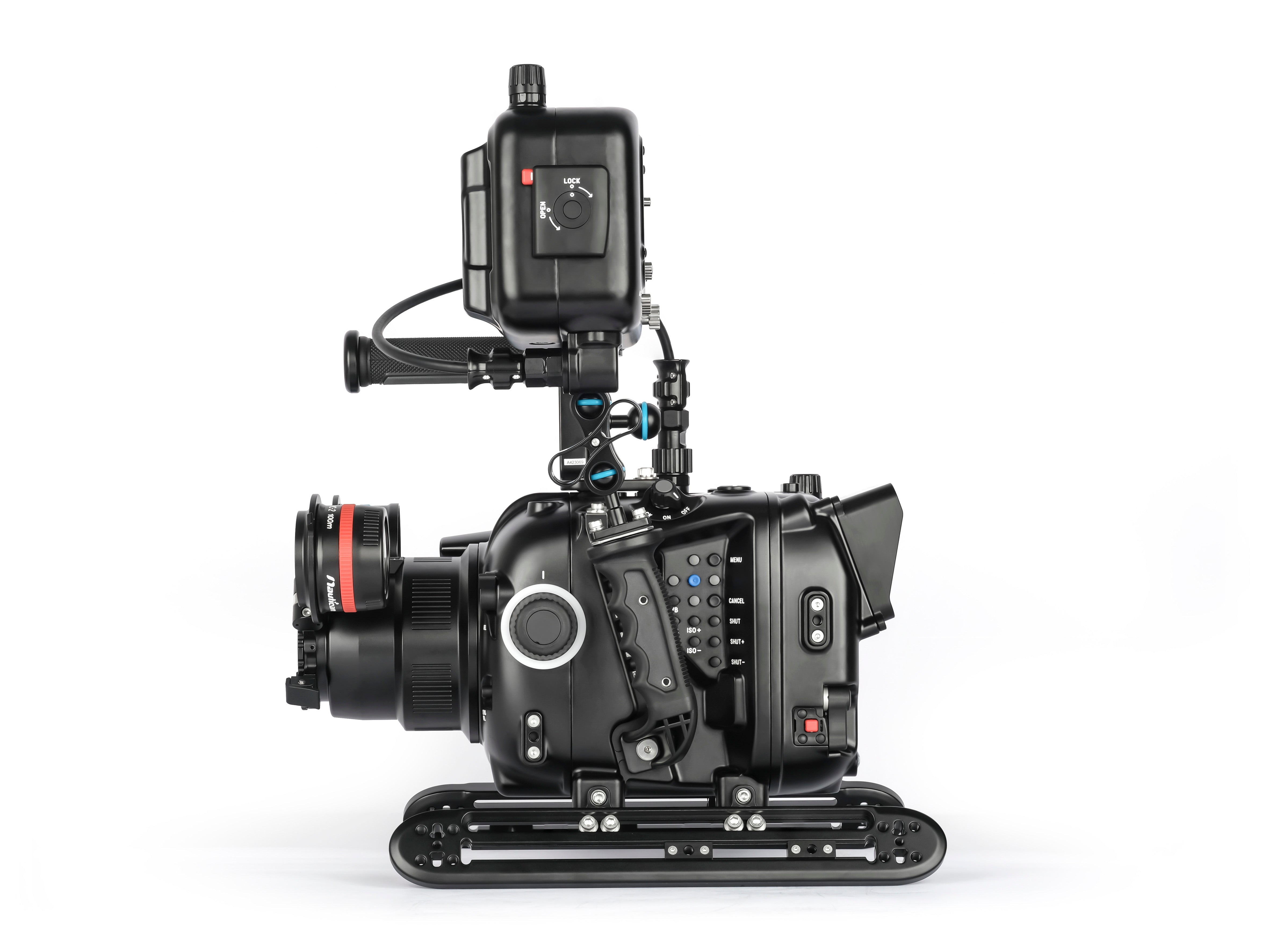Nauticam NA C500II Underwater Housing for Canon EOS C300III/C500II Camera System with N120 Port - Professional 4K Video Shooting for Scuba Diving & Marine Photography