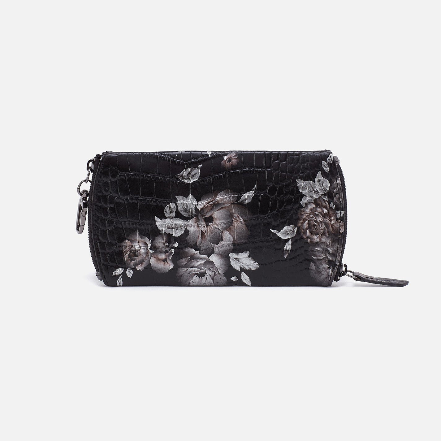 Premium Spark Double Eyeglass Case - Genuine Printed Leather with Rose Croco Design | Perfect for Travel, Work & Everyday Use
