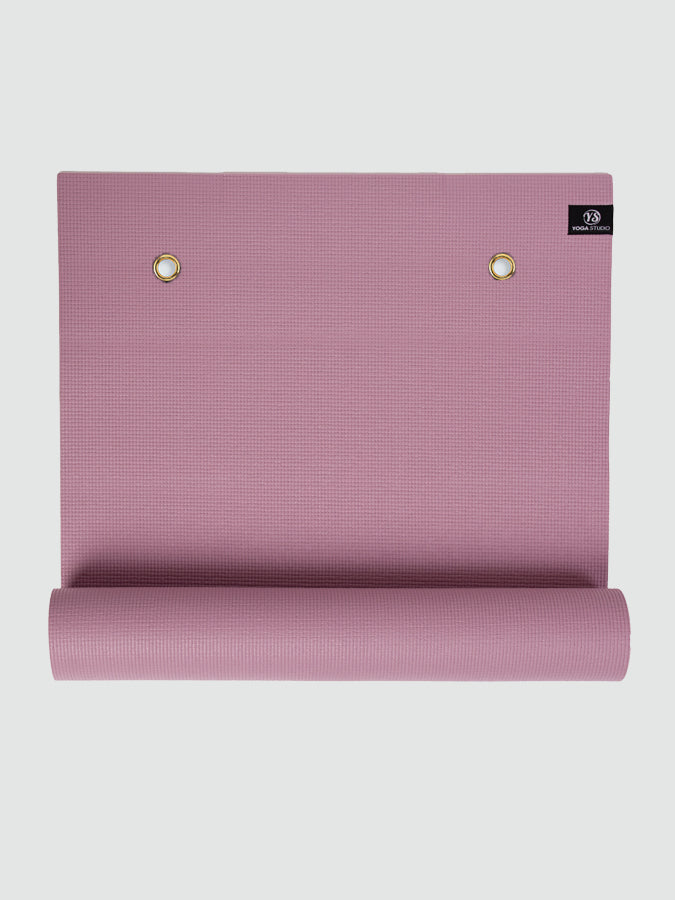 Premium 6mm Thick Non-Slip Yoga Mat with Eyelets - Ideal for Hot Yoga, Pilates & Home Workouts - Perfect for Studios & Beginners