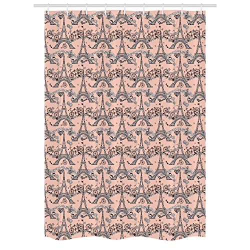 Pale Salmon Black White