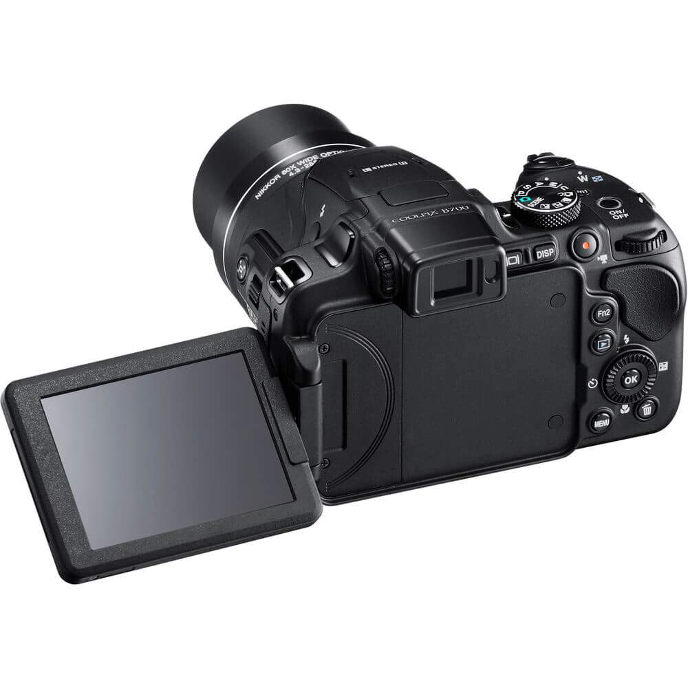 Nikon COOLPIX B700 20.2MP 4K UHD Digital Camera with 60x Optical Zoom, WiFi & Bluetooth - Perfect for Travel, Wildlife Photography & Vlogging