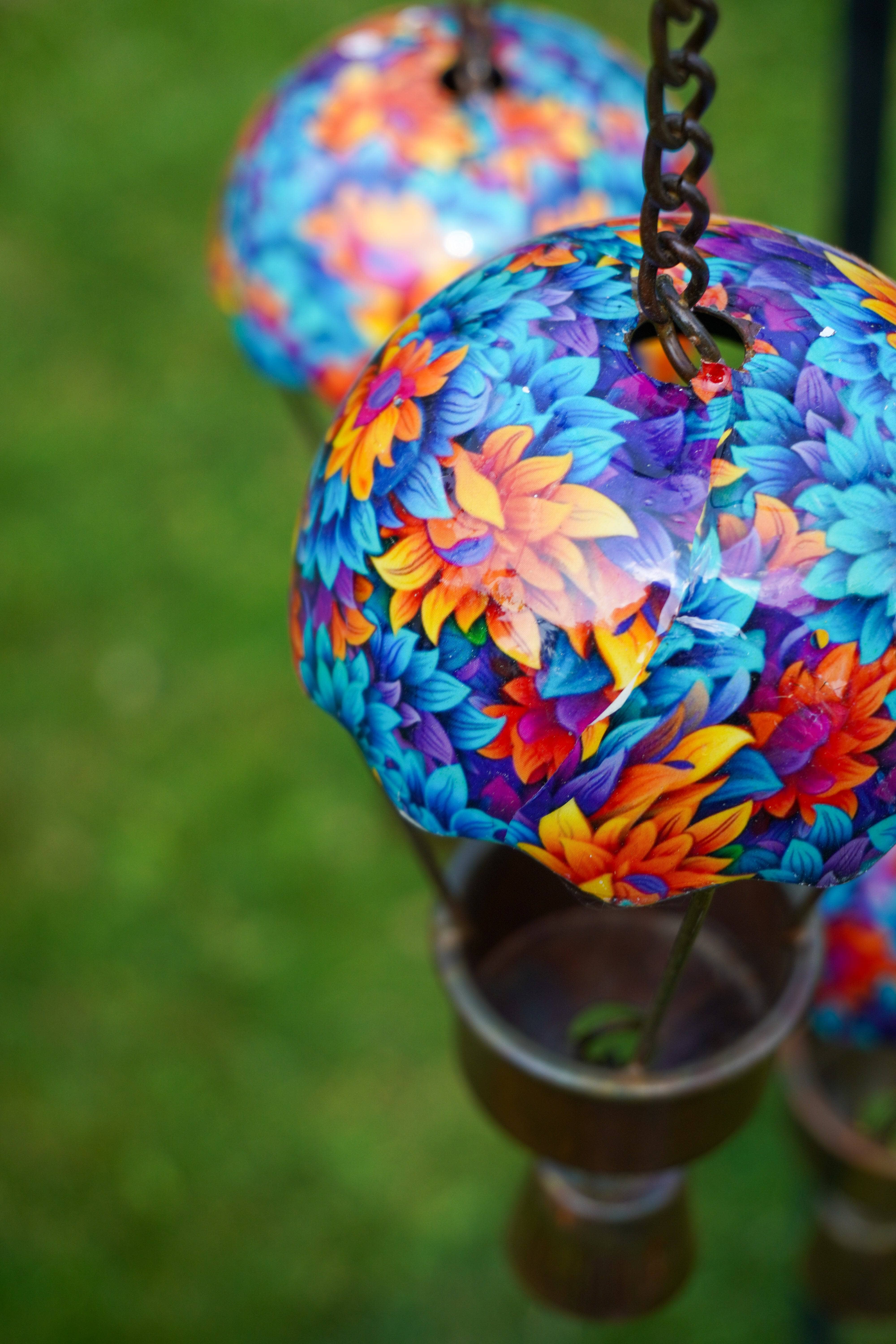 Floral Hot Air Balloon Nursery Mobile - Handmade Baby Crib Decor for Girls & Boys - Perfect for Baby Showers, Birthdays & Nursery Room Decorations