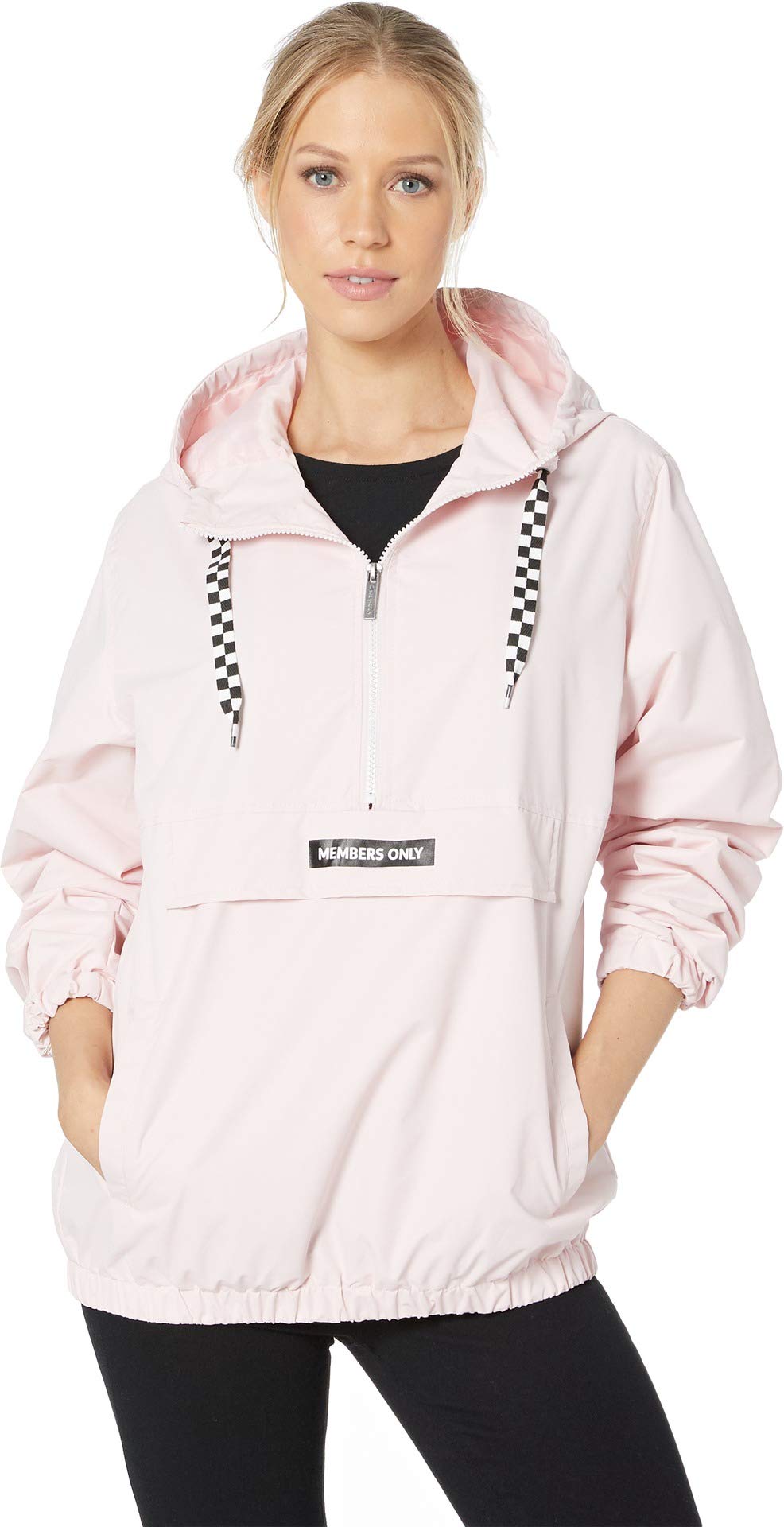 Stylish Women's Lightweight Hooded Jacket - Water-Resistant & Breathable for Outdoor Activities, Travel, and Casual Wear | Members Only