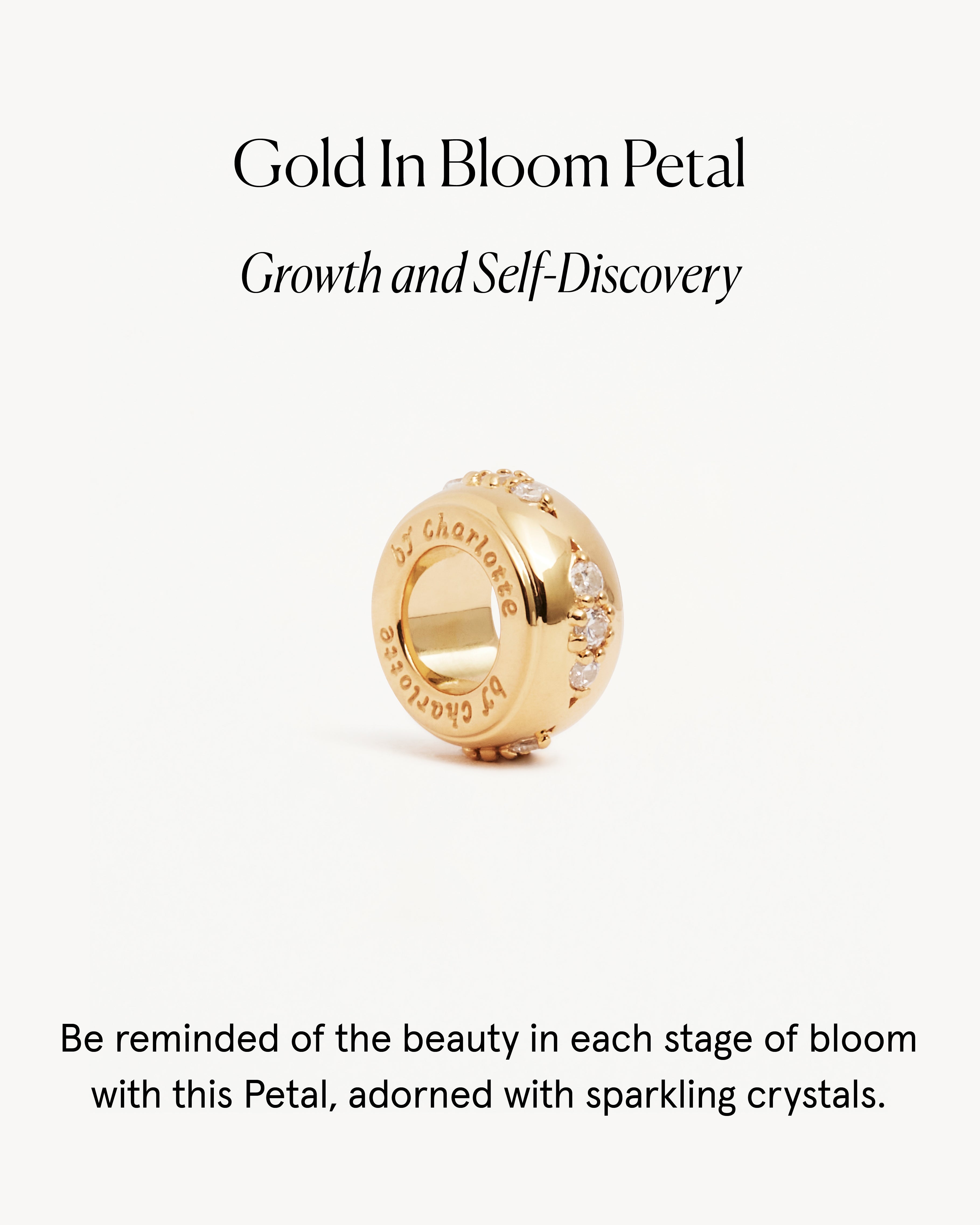 18K Gold Vermeil Blooming Petal Charm Necklace - Elegant Floral Jewelry for Women, Perfect for Weddings, Anniversaries & Special Occasions