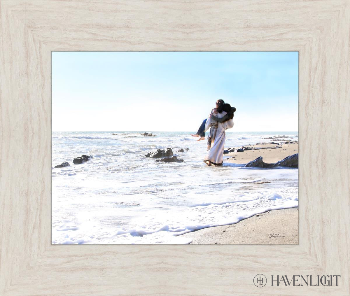 Footprints By Helen Thomas Robson - Handcrafted Home Decor & Wall Art for Living Room, Bedroom, Office | Unique Gift Idea for Housewarming, Wedding, Birthday