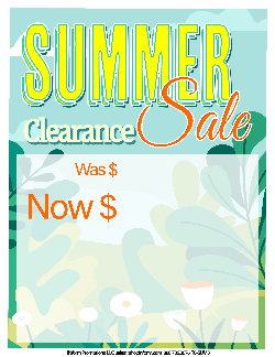 100-Pack Sale Tags for Summer Clearance - Durable Retail Price Labels for Store Merchandise & Seasonal Discounts - Perfect for Clothing, Home Goods & Holiday Sales