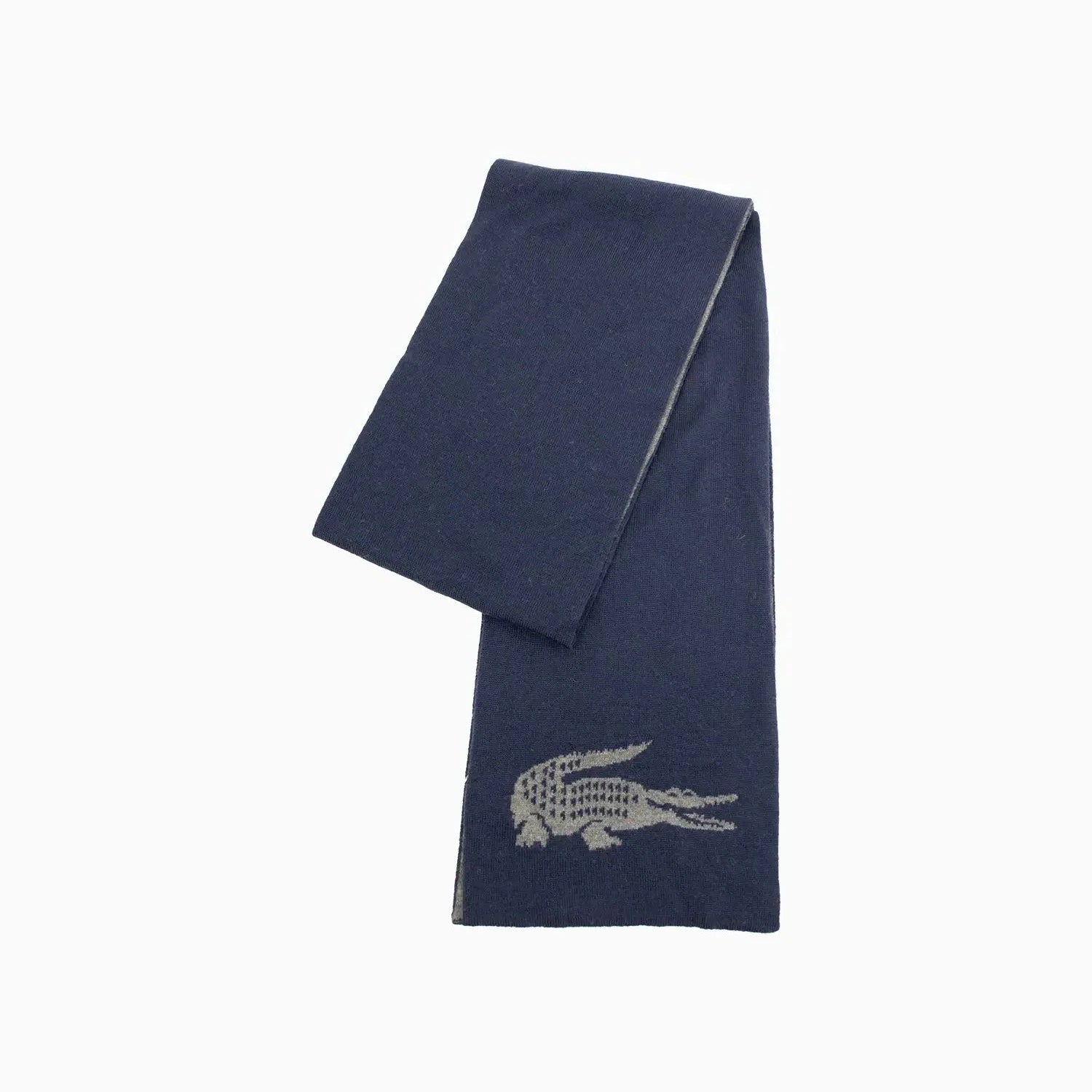 Intersia Luxury Double-Faced Crocodile Print Scarf - Soft & Warm Winter Fashion Accessory for Women - Perfect for Office, Travel & Outdoor Activities