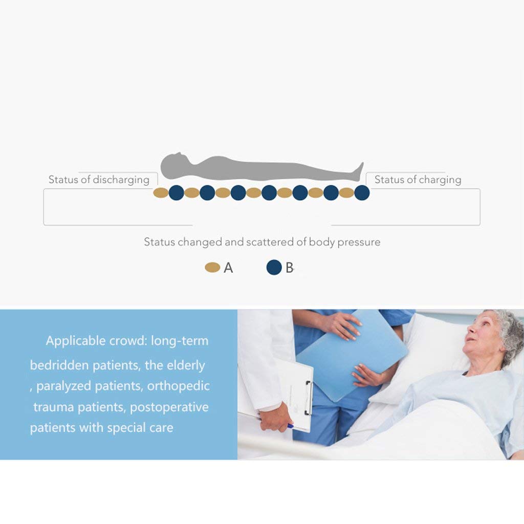 Medical Air Pressure Massage Mattress for Hemorrhoids & Anti-Decubitus Care - Home Use for Elderly & Paralyzed Patients | Full Body Support for Comfortable Sleep & Recovery