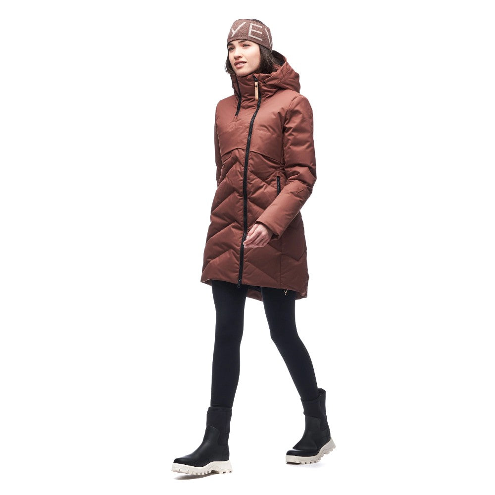 Indyeva Ayaba III Down Parka - Women's Winter Jacket with Hood, Waterproof & Warm Coat for Cold Weather - Perfect for Skiing, Snowboarding & Outdoor Adventures