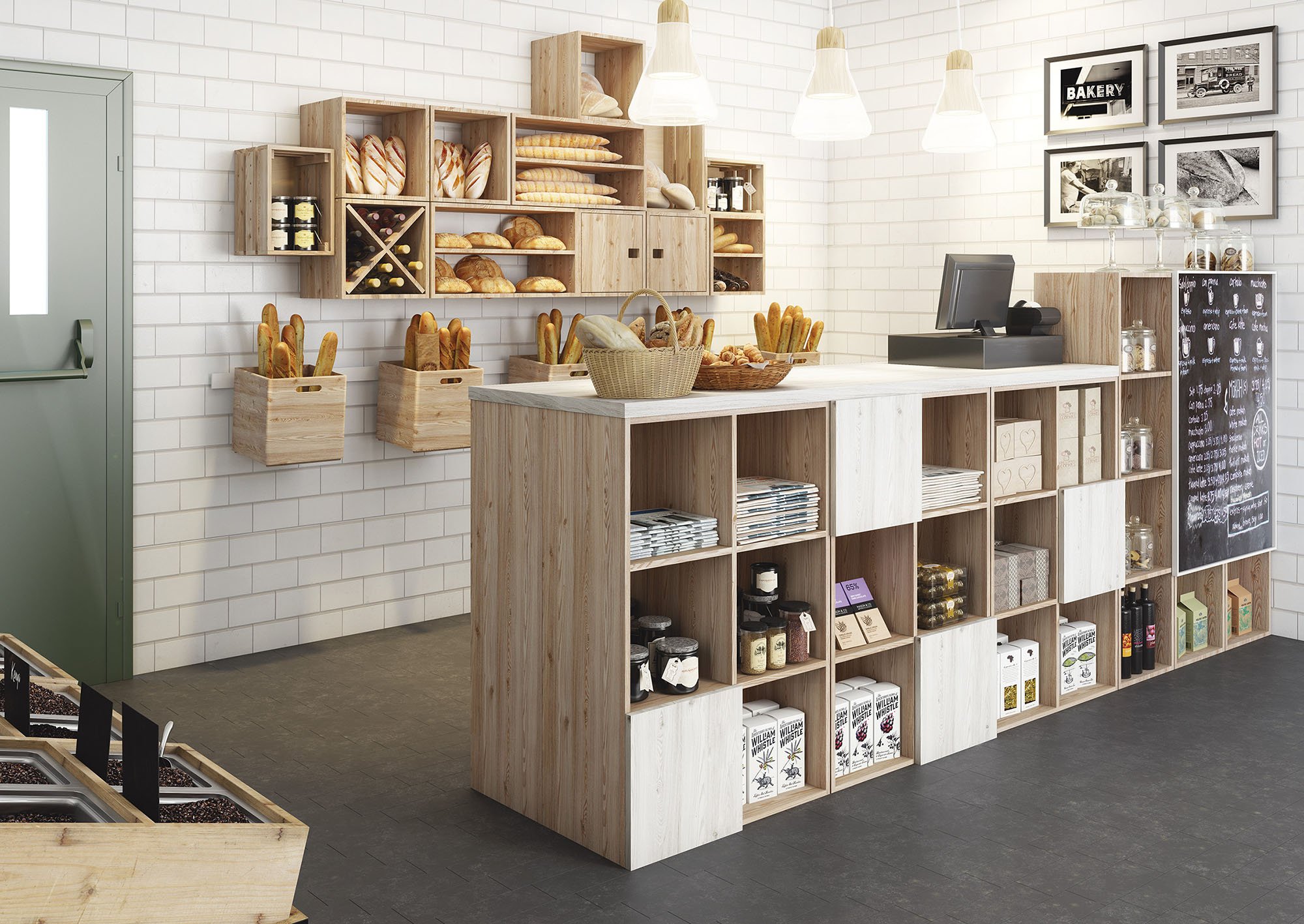DINAMIC 1-Cube Bookcase with Adjustable Shelves - Perfect for Home Office, Living Room & Bedroom Storage