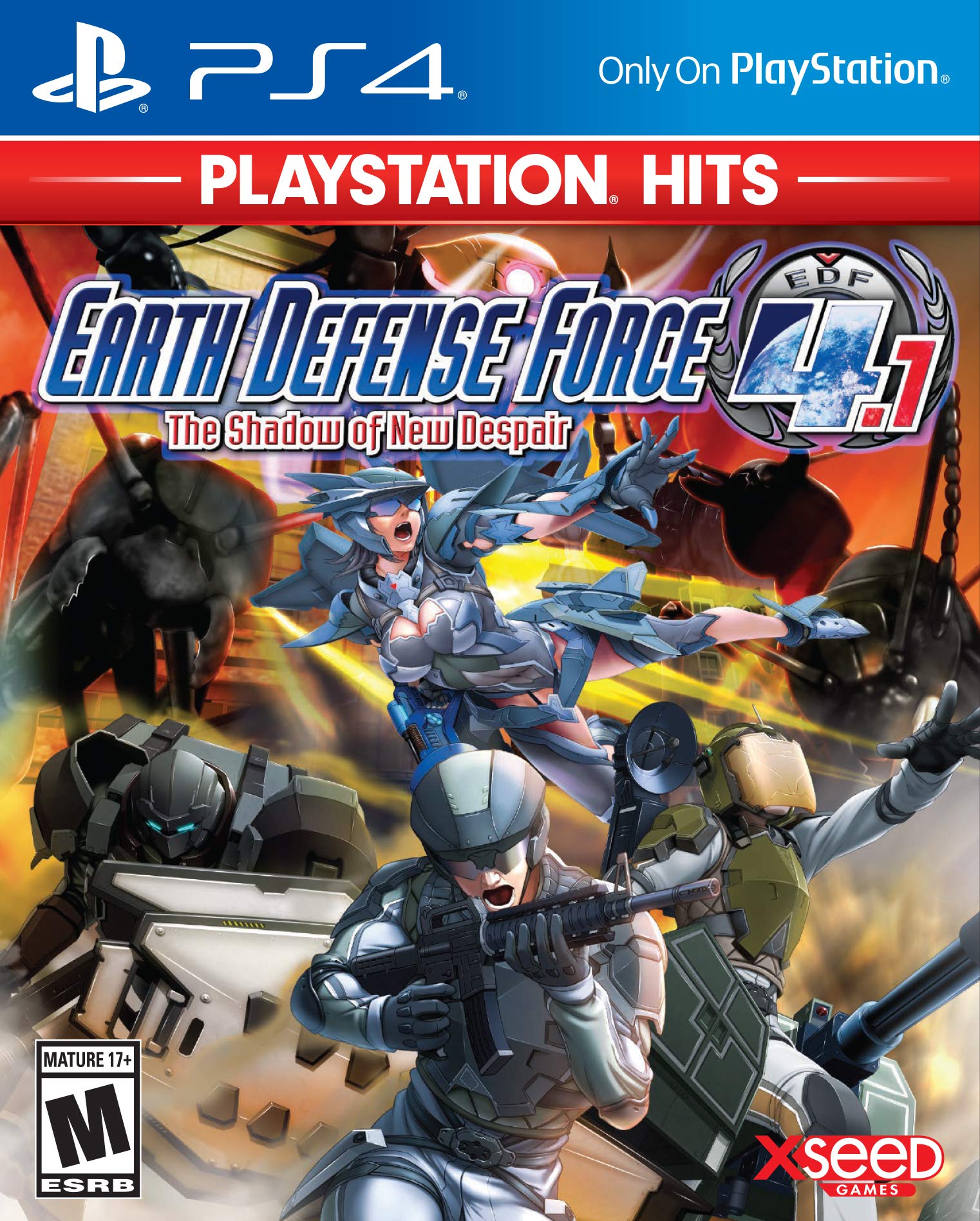 Earth Defense Force 4.1: PlayStation Hits Edition for PS4 - Action-Packed Alien Shooter Game for Co-op & Online Multiplayer Battles