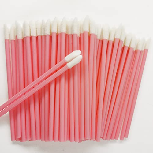 Pimoys 200Pcs Disposable Lip Brushes Set - Professional Lipstick & Lip Gloss Applicator Wands for Makeup Artists & Beauty Enthusiasts | Perfect for Salon, Home Use & Travel Makeup Kits