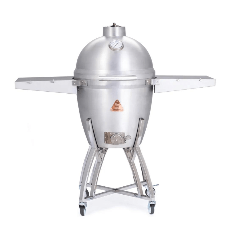 Blaze 20 Inch Cast Aluminum Kamado Grill - Premium Outdoor Charcoal BBQ Smoker for Backyard, Patio & Tailgating - Perfect for Grilling, Smoking & Roasting