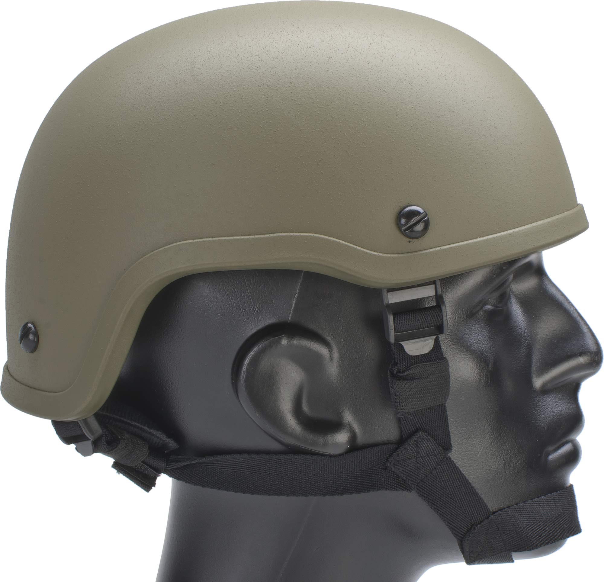 Matrix MICH 2001 Fiberglass Airsoft Helmet - Tan Color | Lightweight & Durable Military-Style Head Protection | Perfect for Airsoft Games, Tactical Training & Outdoor Adventures