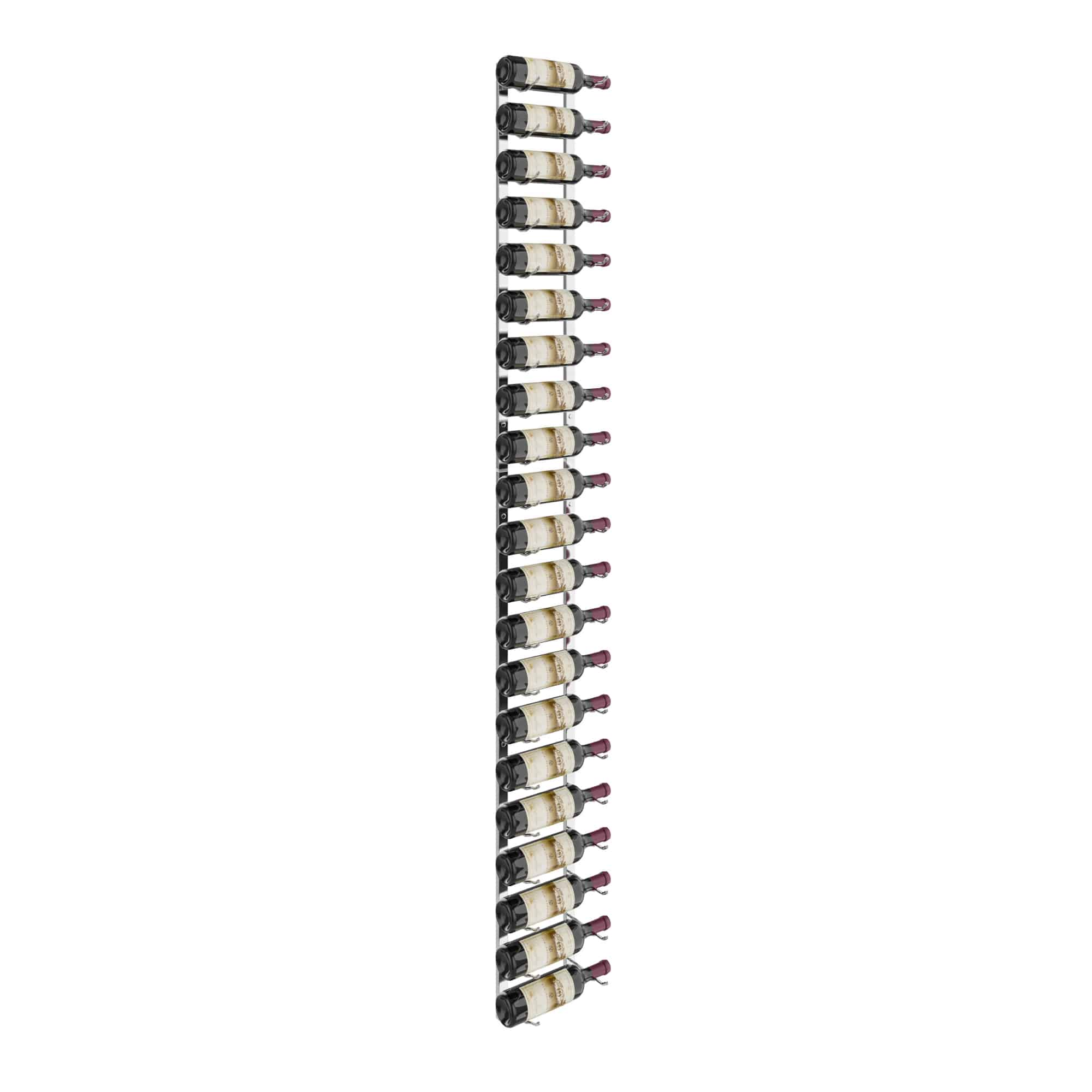 7 Foot Tall Wine Rack Kit - Holds 21 to 63 Bottles | Sturdy Metal Storage for Wine Cellars, Restaurants & Home Bars | Space-Saving Vertical Design for Compact Areas