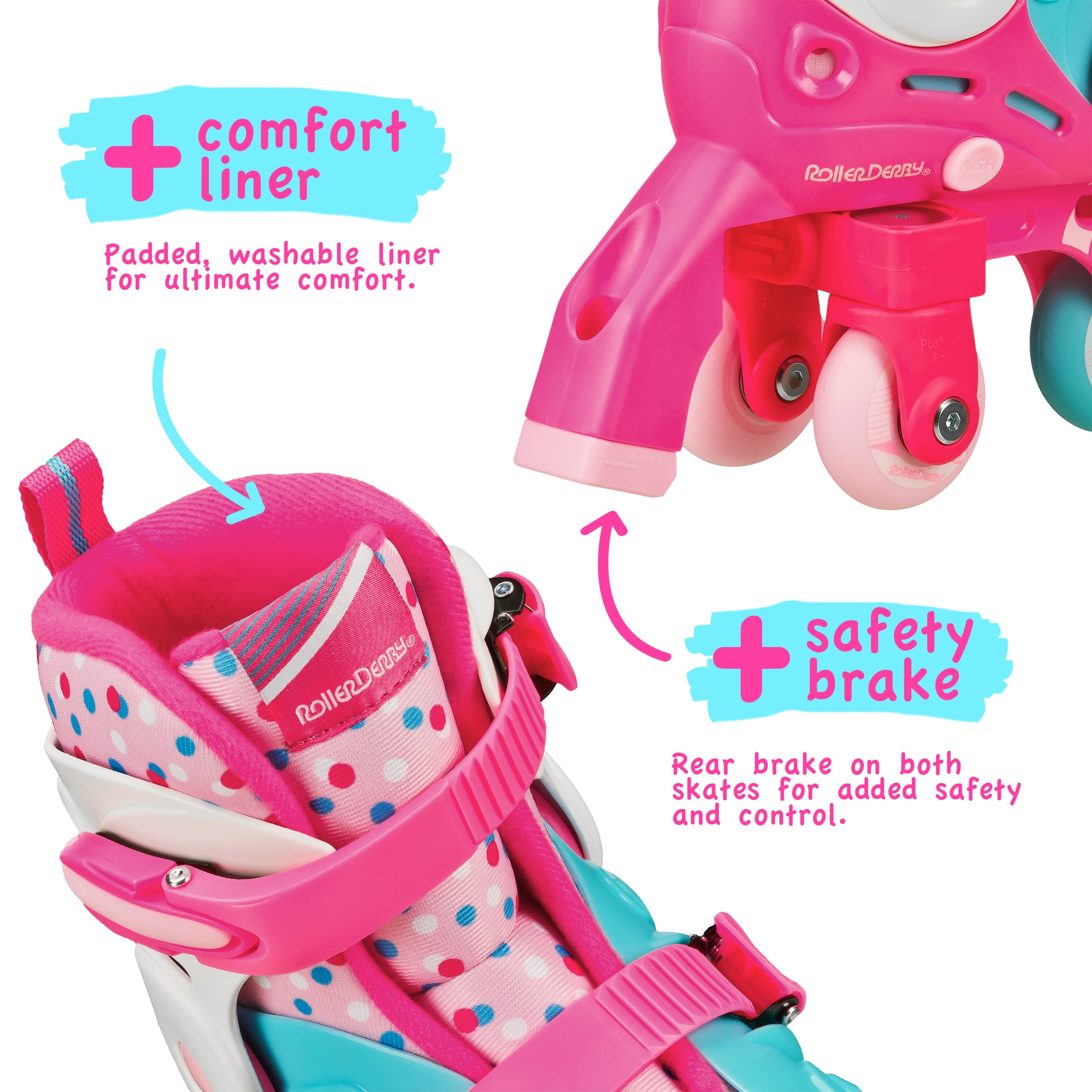 Adjustable Roller Skates for Girls - Switch Style with Light-Up Wheels - Perfect for Indoor & Outdoor Skating, Birthday Gifts, and Fun Exercise
