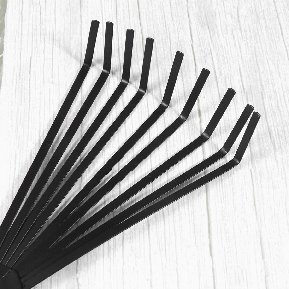DOITOOL Steel Leaf Rake - Heavy Duty Garden & Lawn Rake for Efficient Leaf and Trash Pick-Up, Ideal for Gardening, Yard Maintenance, and Outdoor Cleaning Tasks