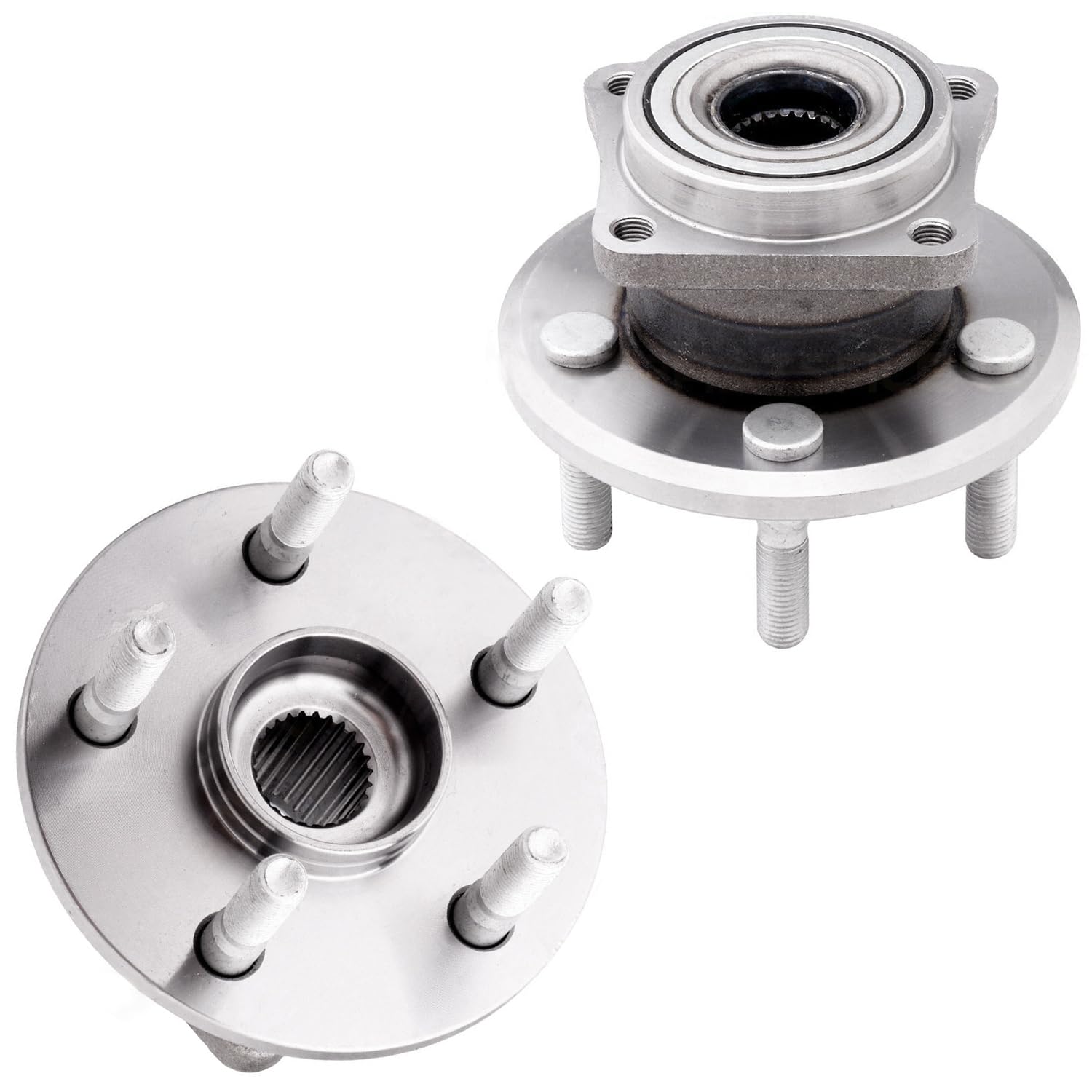 Detroit Axle AWD Rear Wheel Bearing Hub Assembly for 2003-2006 Toyota Matrix & Pontiac Vibe (2004-2005 Models) - 4-Wheel ABS Compatible - Replacement Wheel Bearings & Hubs - Perfect for Off-Roading & Daily Commuting
