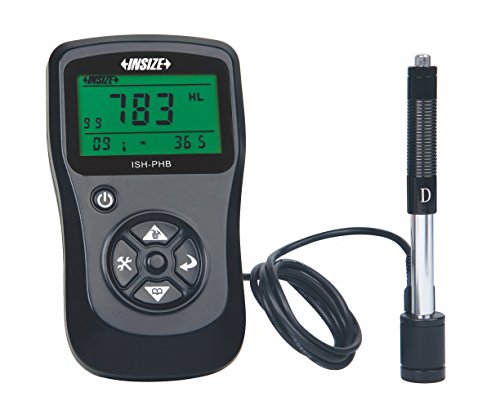 INSIZE ISH-PHB Portable Leeb Hardness Tester - Digital Metal Hardness Testing Device for Steel, Aluminum & Alloys - Perfect for On-Site Industrial Quality Control & Material Inspection