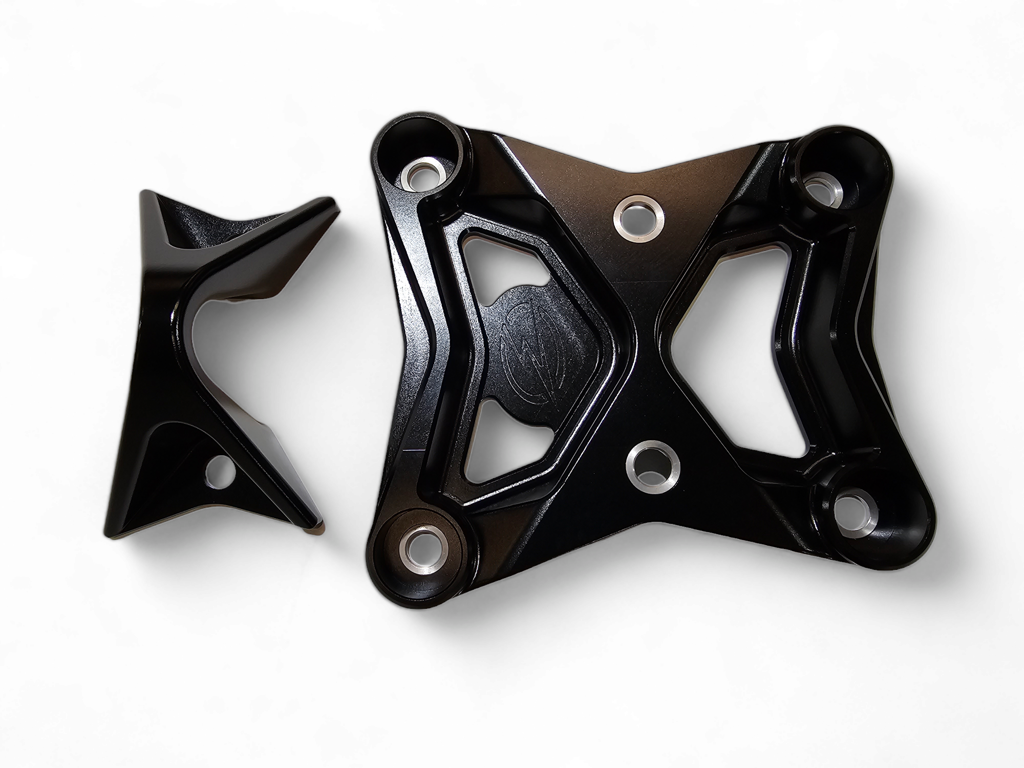 Can Am X3 Maverick EOD Radius Rod Plate with Tow Hook (2017-2021 Models) - Heavy Duty Black Off-Road Protection - Perfect for Trail Riding & Rock Crawling