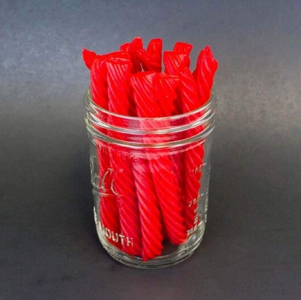 Red Vines Jumbo Licorice Candy - Original Red Flavor, 8oz Bags (12 Pack) - Soft & Chewy Twists for Parties, Movie Nights & Snacking