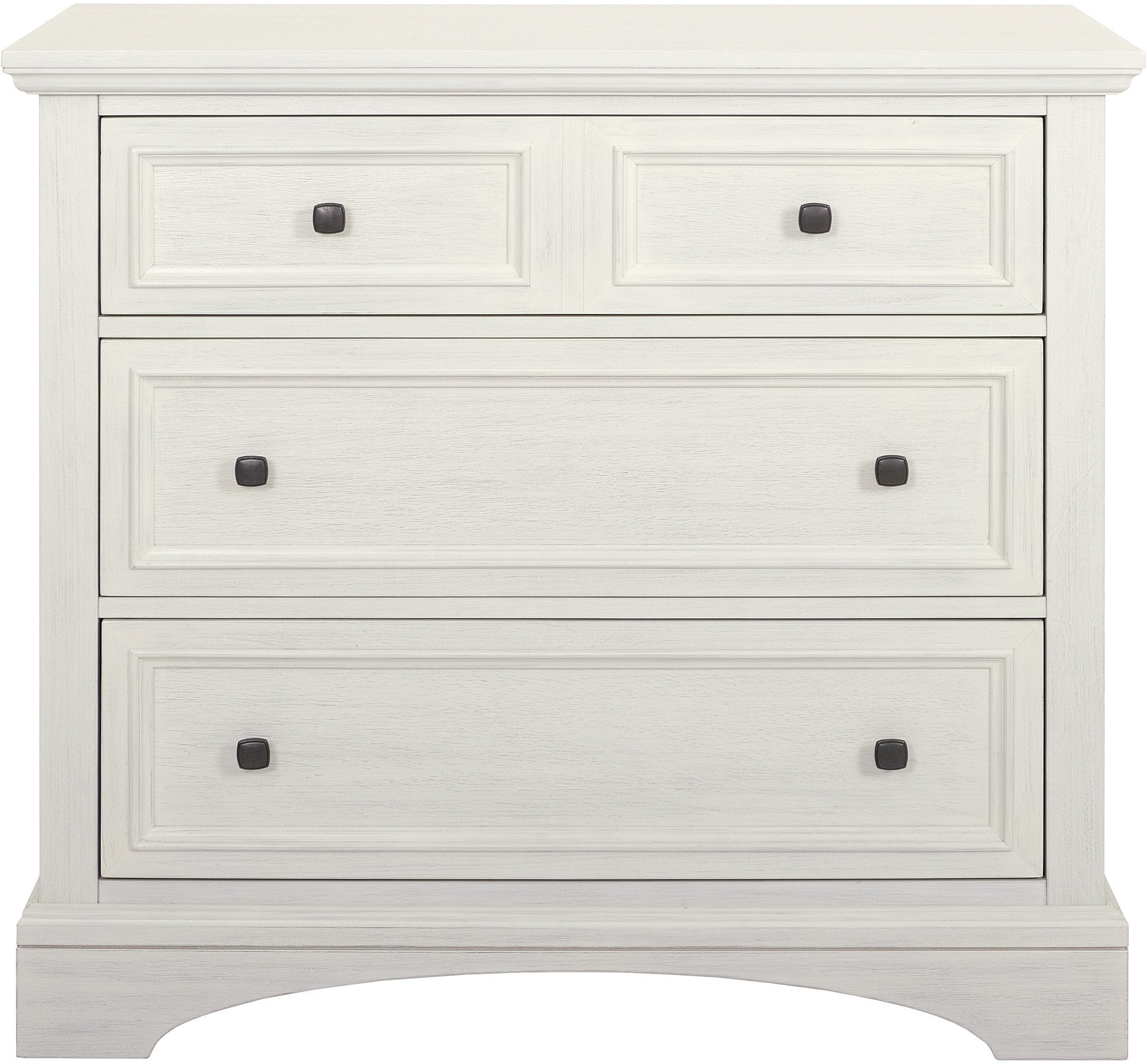 Office Star Farmhouse Basics 3 Drawer Chest - White Wooden Storage Cabinet for Bedroom, Living Room & Office Organization [BP 4215 04W] | Perfect for Home Decor & Closet Storage Solutions