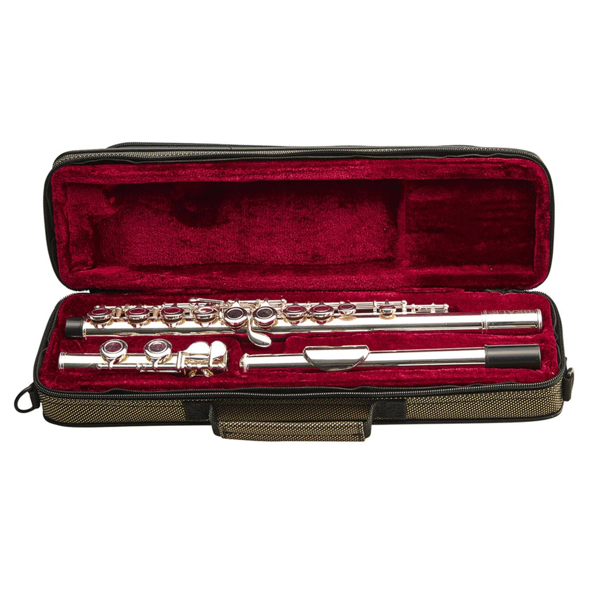Beale FL400 Professional Silver Plated Flute with Hard Case - Perfect for Beginners, Students & Performers | Band, Orchestra & Solo Practice