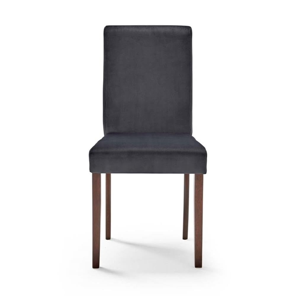 Modway Prosper Upholstered Velvet Dining Chairs Set of 2 - Modern Gray Velvet Side Chairs for Dining Room, Kitchen, Breakfast Nook & Home Decor