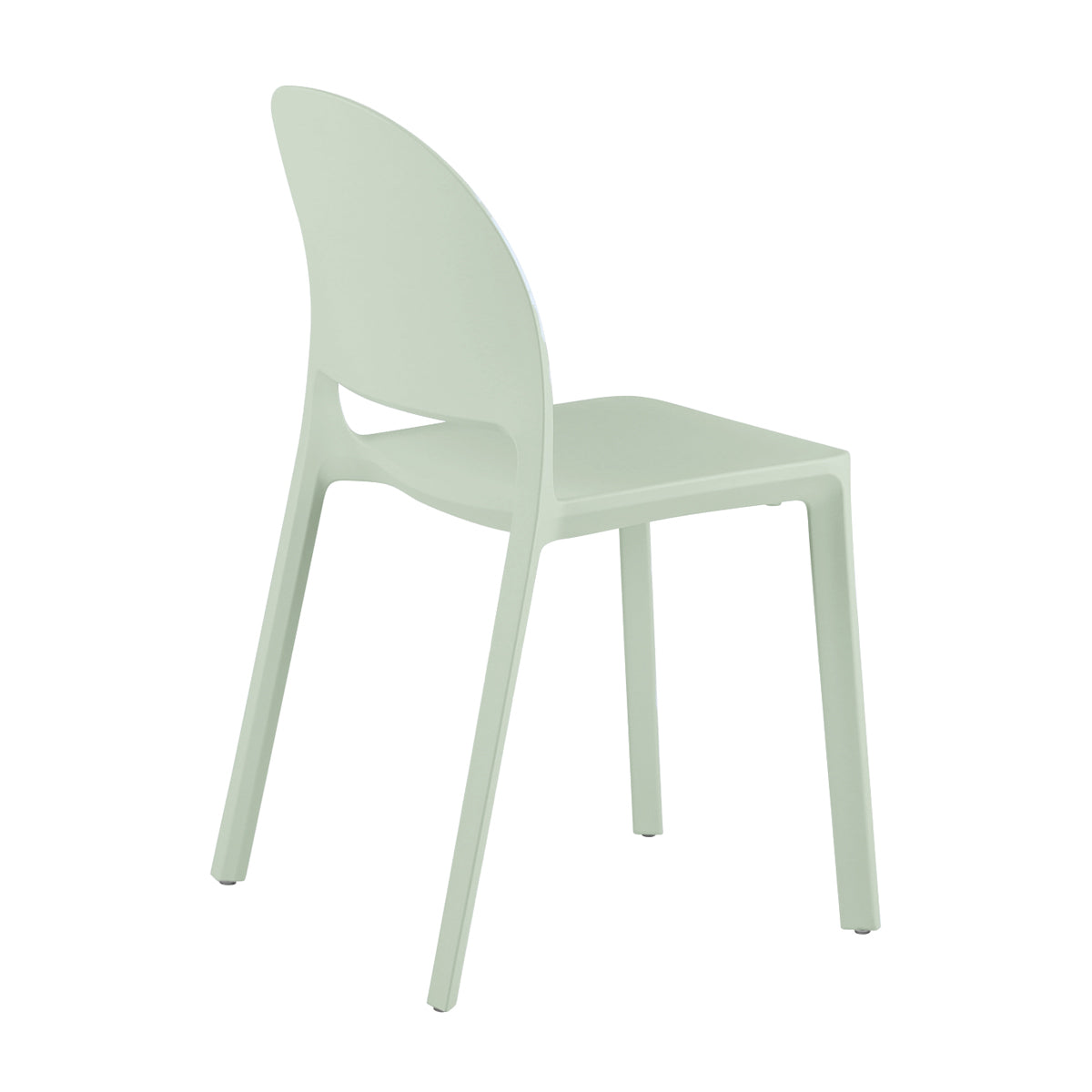 Modern Arch Stacking Dining Chair - Sturdy & Space-Saving Stackable Chairs for Kitchen, Dining Room, or Office - Perfect for Small Spaces & Entertaining