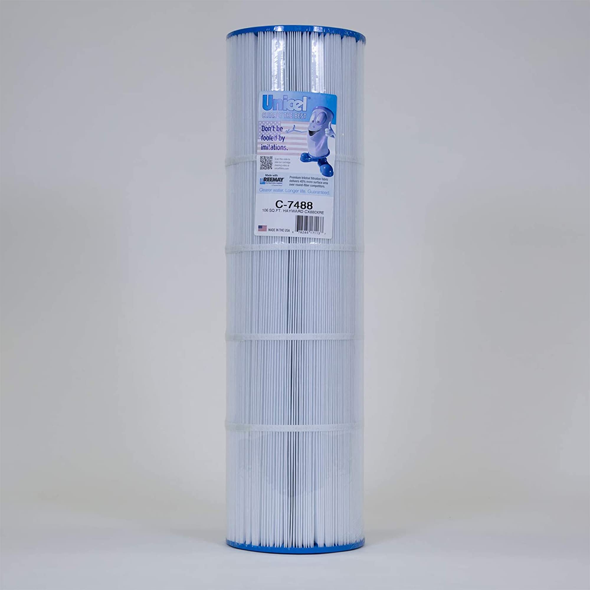 Unicel C-7488 106 Sq Ft Pool Filter Cartridge Replacement - 176 Pleats, Compatible with Hayward Pool Filters (2 Pack) - Ideal for Inground & Above Ground Pools, Spas, and Swimming Pool Maintenance