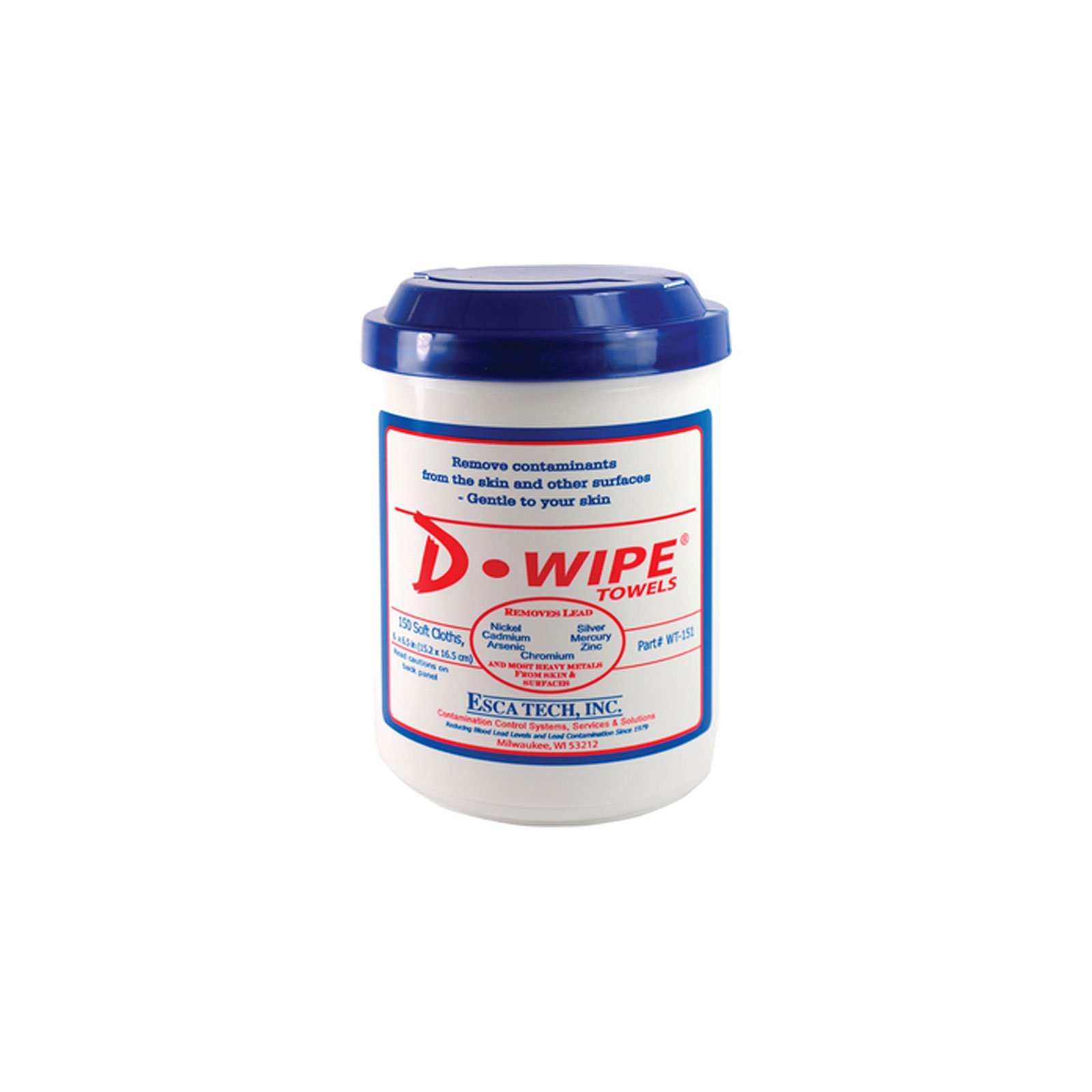 D LEAD WT-150 Premium Disposable Wiping Towels, 150 Count per Pack (8 Packs per Case) - Ideal for Cleaning, Spill Absorption, and Automotive Detailing