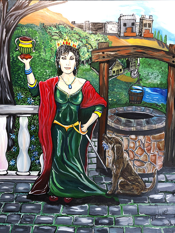 Queen of Cups Tarot Card - Premium Quality for Divination, Meditation & Spiritual Guidance - Perfect for Tarot Readers, Collectors & Gift Giving