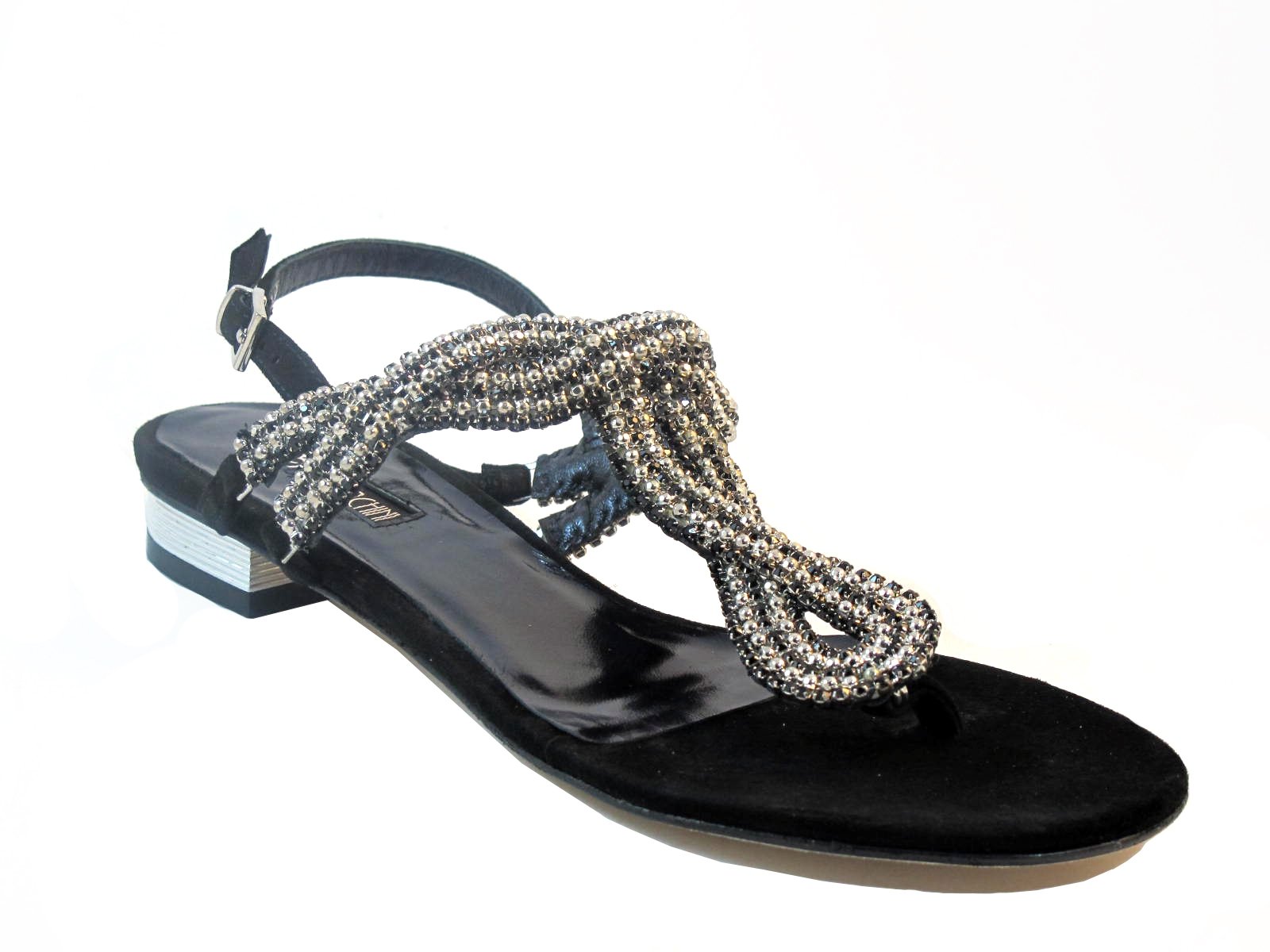 Women's Italian Leather Dressy Flat Sandals - Comfortable & Stylish Summer Shoes for Casual Outings, Beach Vacations & Evening Events