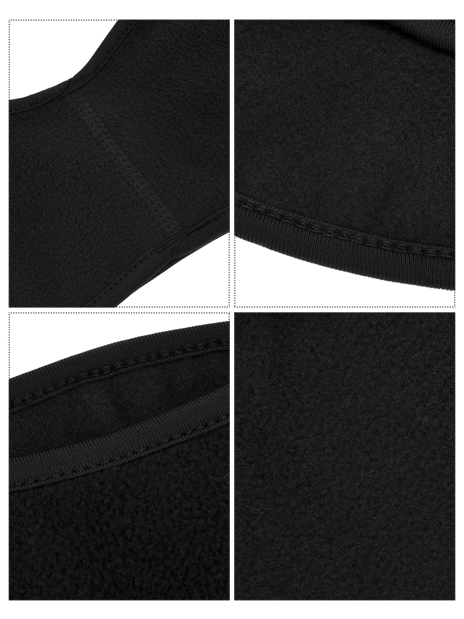 Boao 2 Pack Fleece Ear Warmers Headbands for Women & Men - Soft Winter Ear Muffs for Cold Weather - Perfect for Skiing, Running, and Outdoor Activities