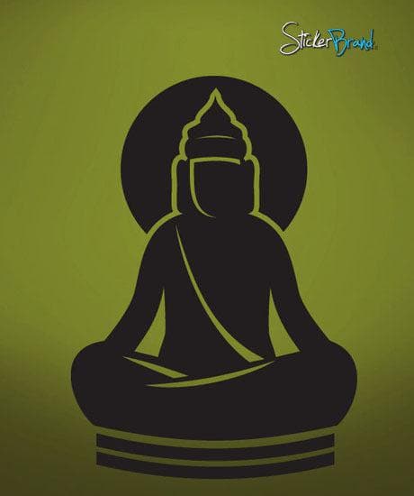 Vinyl Wall Decal Sticker - Buddha Buddhism Meditation Art #593 - Perfect for Home Decor, Yoga Studios & Spiritual Spaces