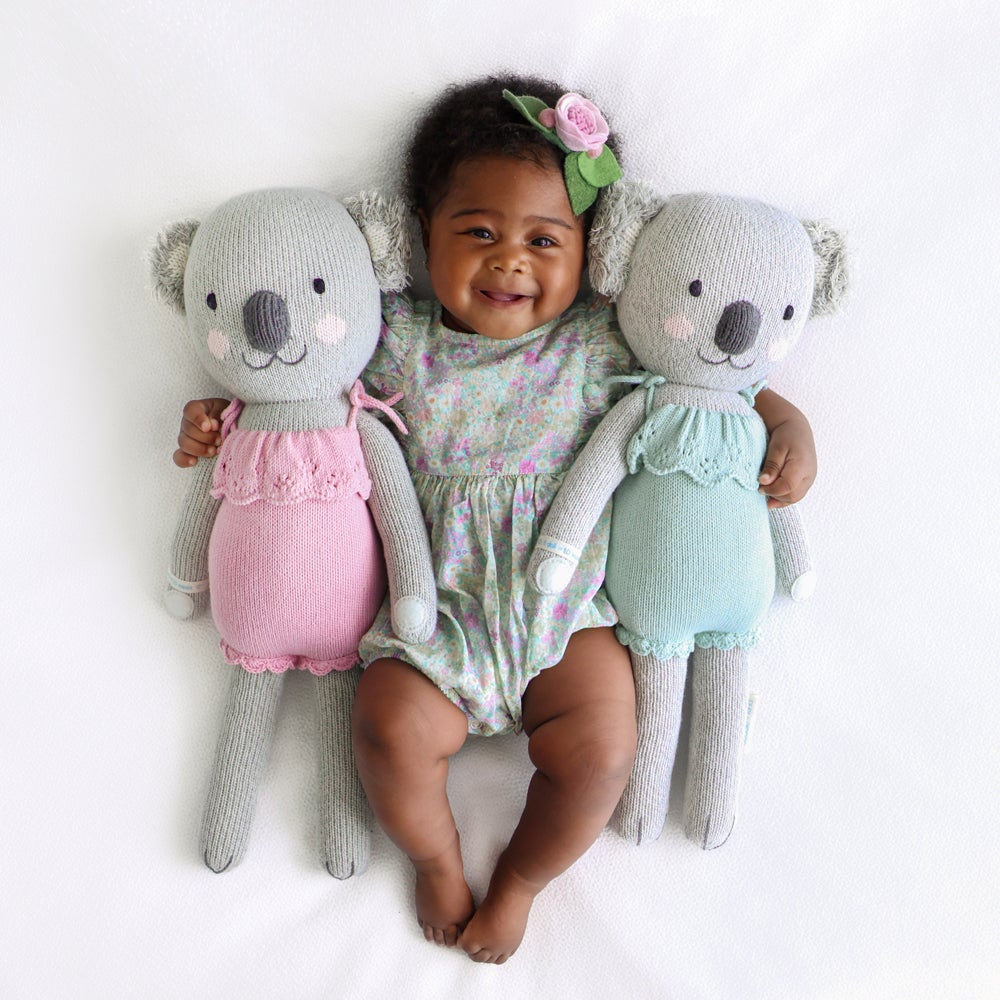 Claire the Koala Plush Toy - Soft Mint Green Stuffed Animal for Kids & Collectors | Perfect Gift for Birthdays, Baby Showers & Nursery Decor