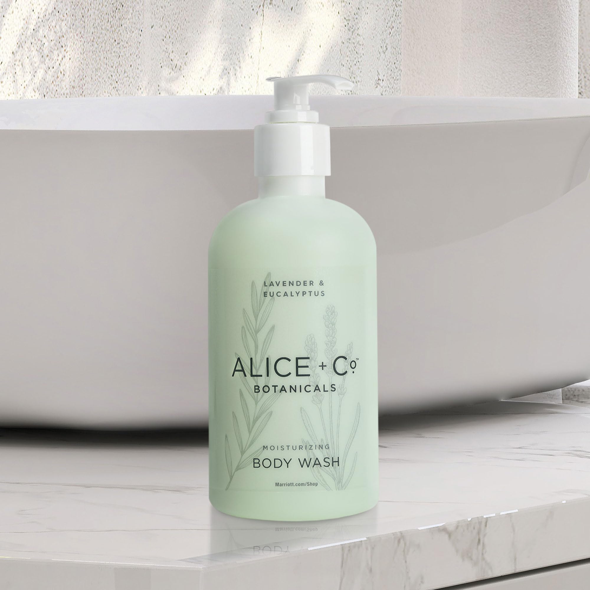 Fairfield by Marriott Lavender & Eucalyptus Body Wash - 8.5 oz Hotel Bath Amenities for TownePlace & SpringHill - Relaxing Shower Gel for Travel & Home Use