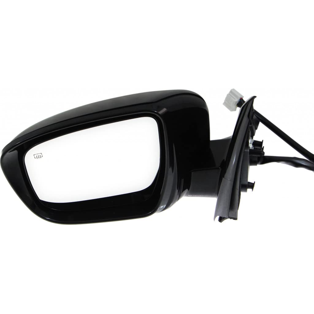 2017 Nissan Pathfinder Heated Side Mirrors Pair - Driver & Passenger Side Outer Rear View Mirrors with Around View Monitor & Cover (Paint to Match) | NI1320275, NI1321275 | 963029PF9D-PFM, 963019PF9D-PFM | Perfect for Winter Driving & Parking Assistance