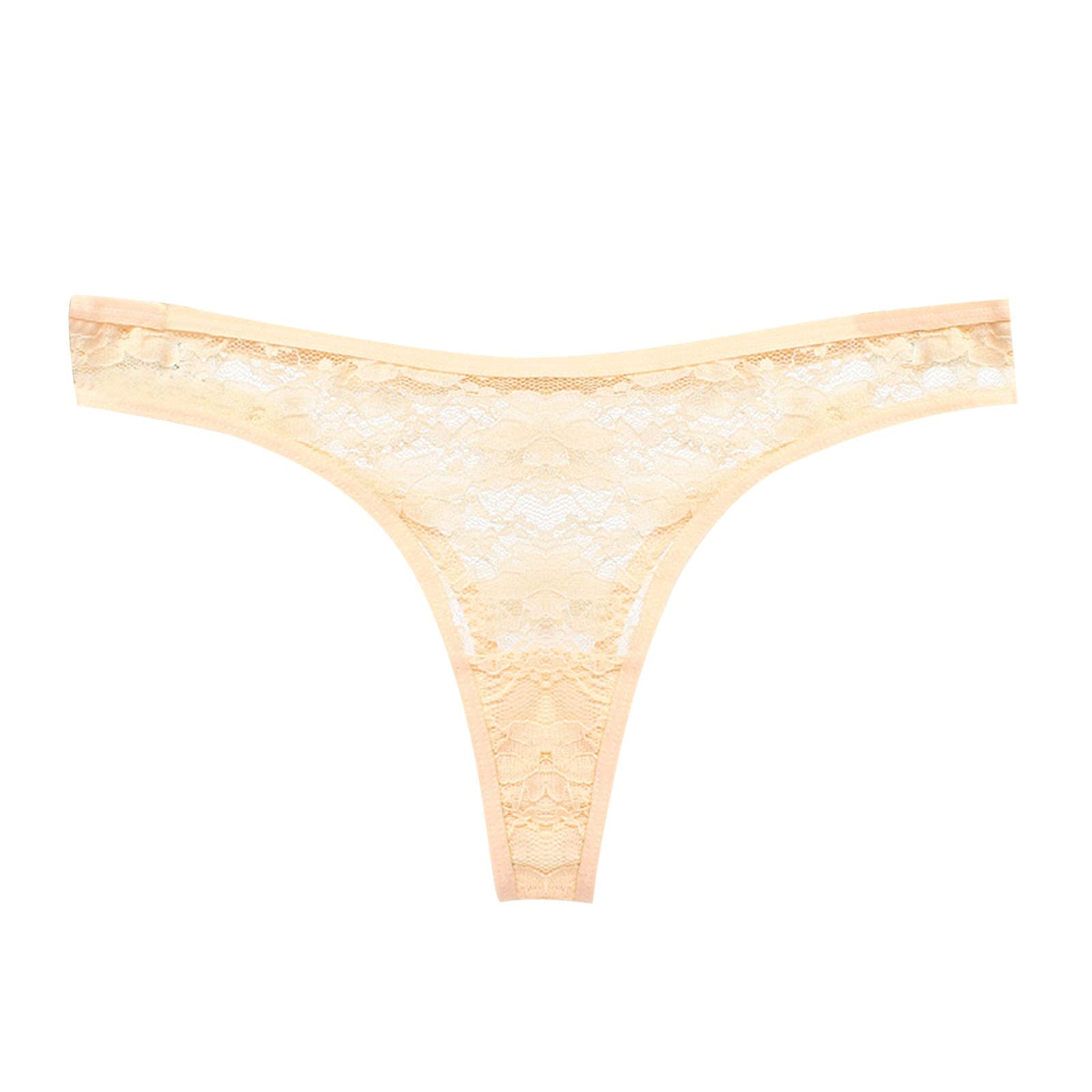 Sexy Low Lace Hollow Waist Thong Underwear for Women - Comfortable Cotton Panties for Bedroom Fun & Intimate Moments